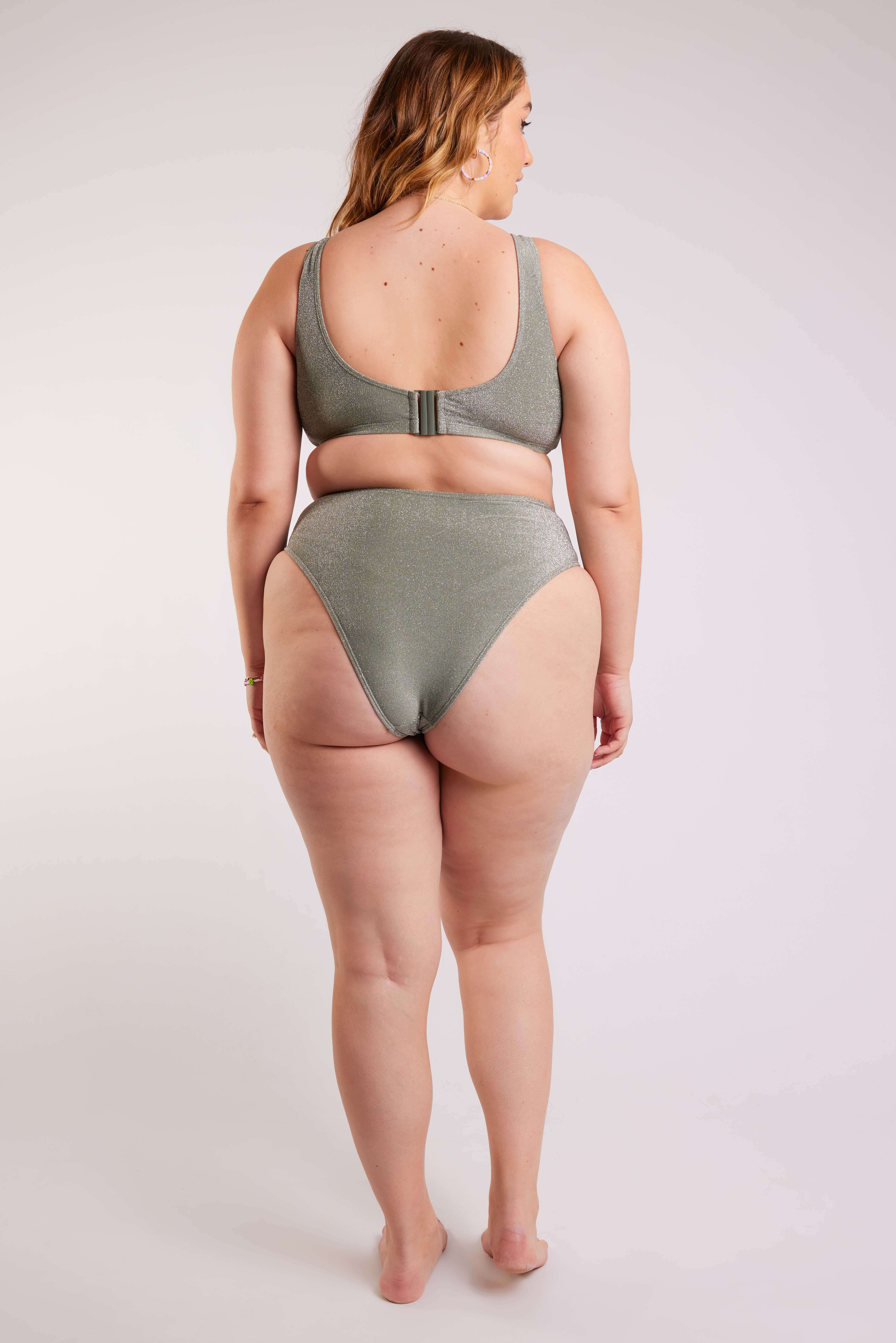 Bikinioberteil mit Glitzer image number 4