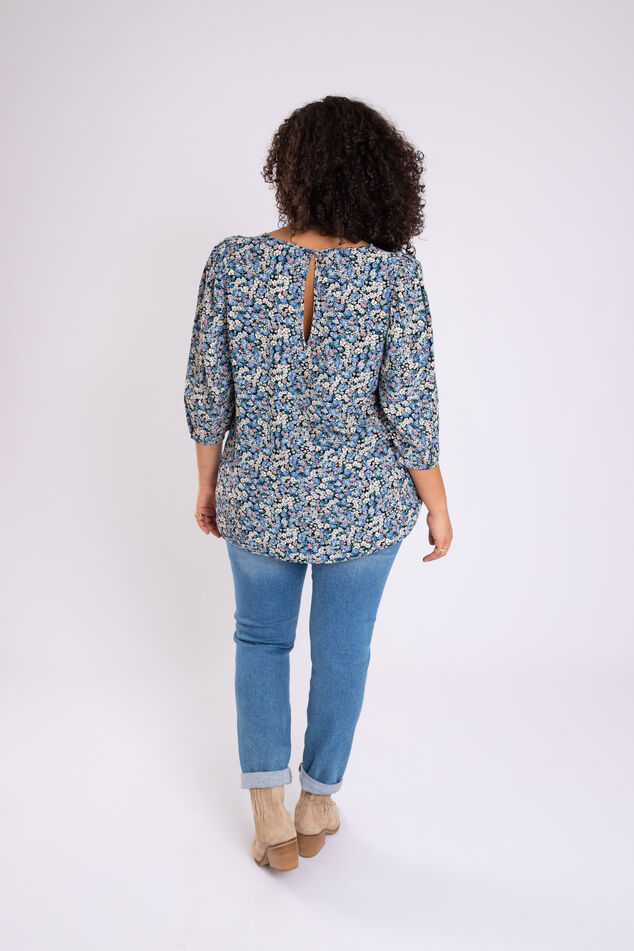 Bluse mit bauschigen Ärmeln  image number 4