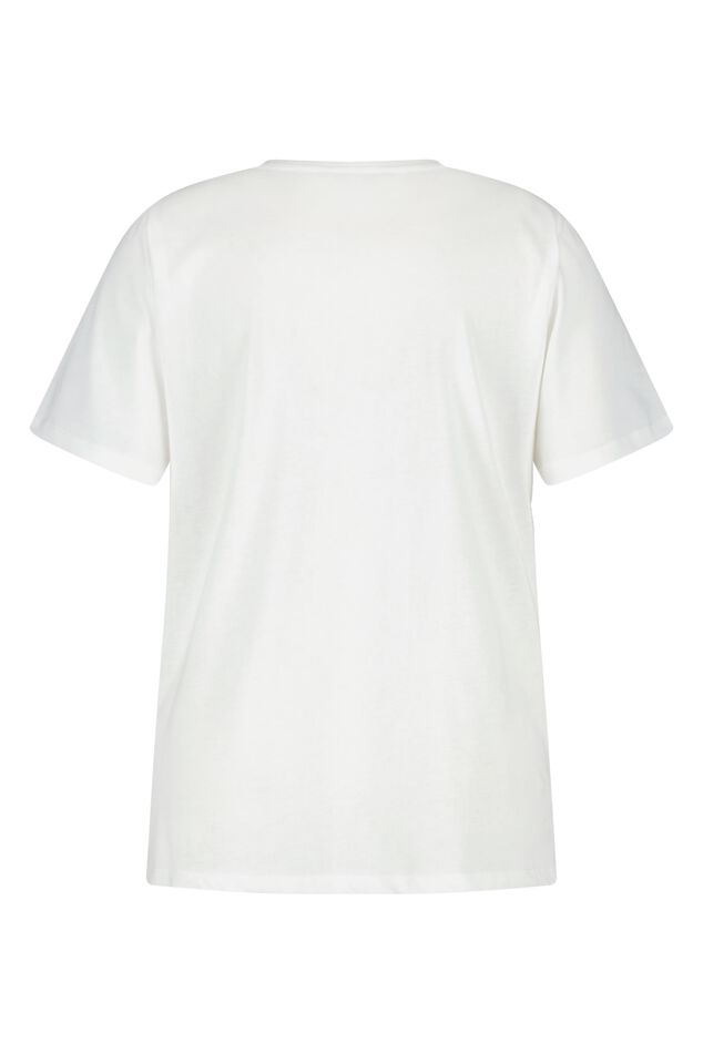 Baumwoll-T-Shirt mit Print image number 2