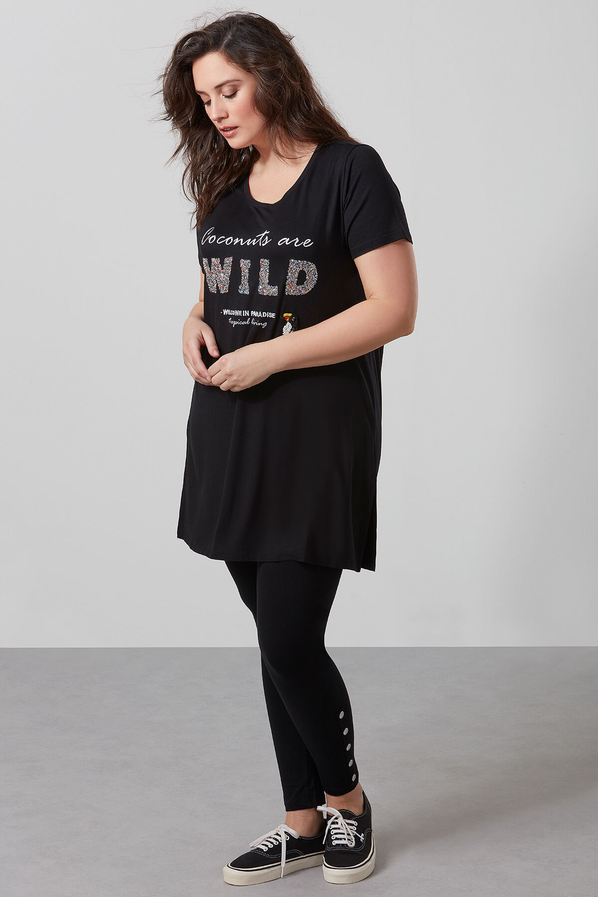 Leggings mit Druckkn&ouml;pfen image number 3