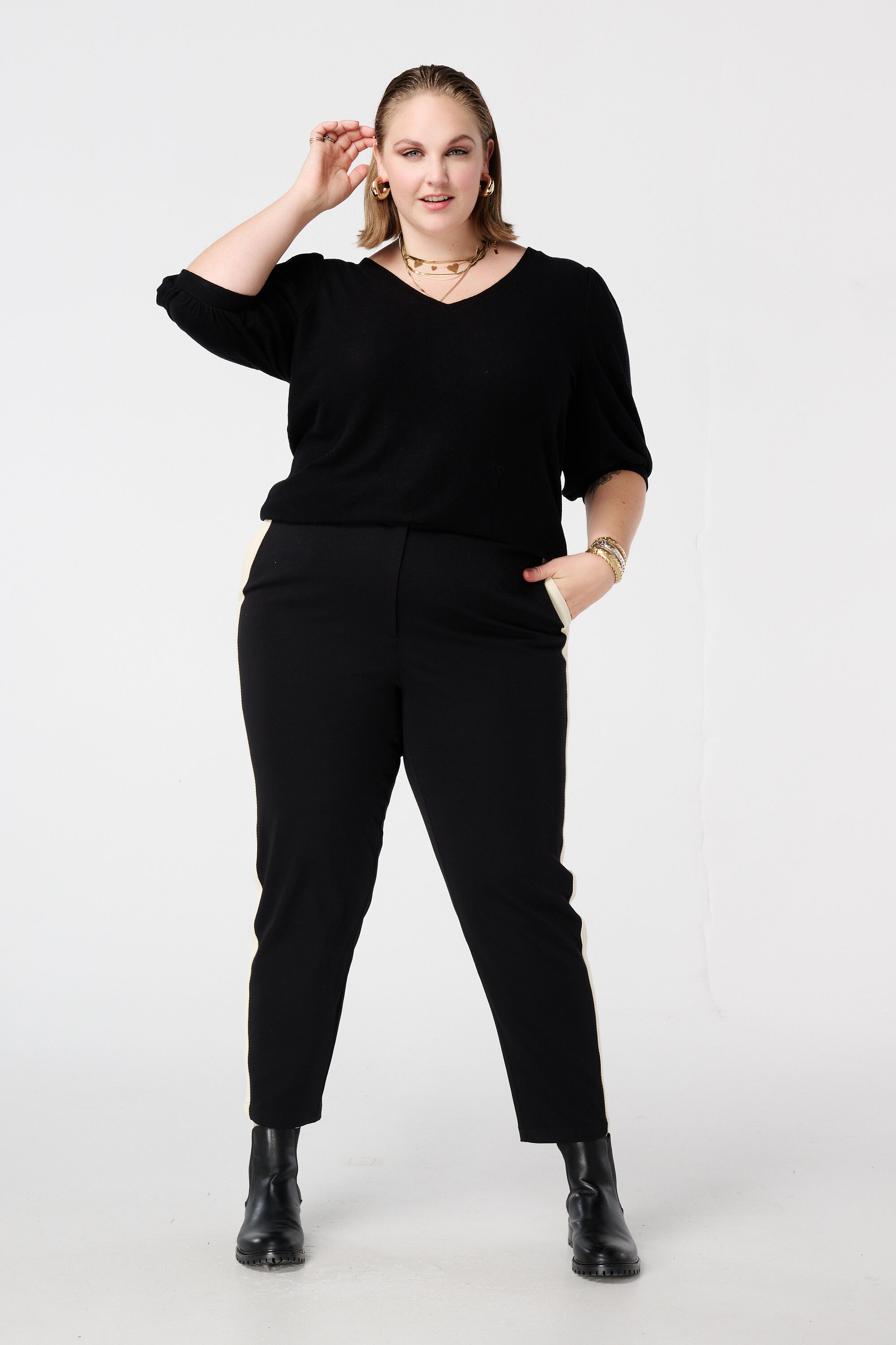 Top mit kurze-Ballon&auml;rmeln image number 5