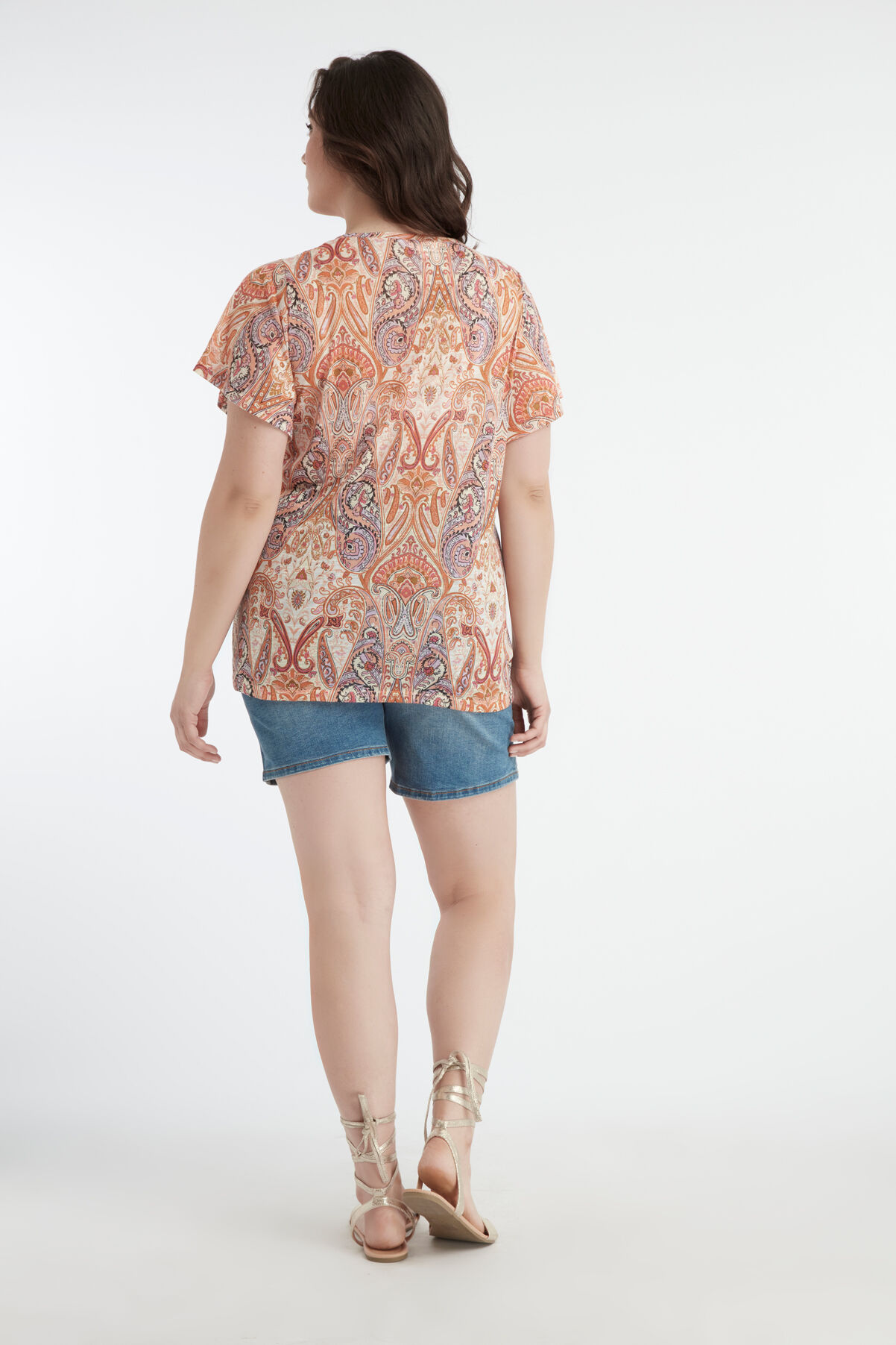 Bluse mit Paisley-Print image number 4