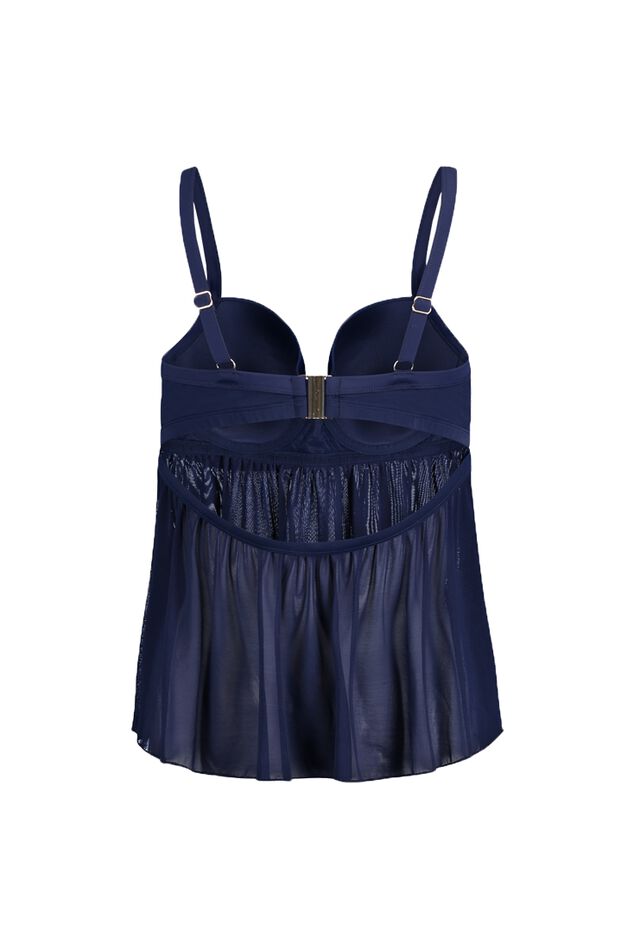 Sapph tankini-Top mit Mesh - Edgy Sue  image number 1