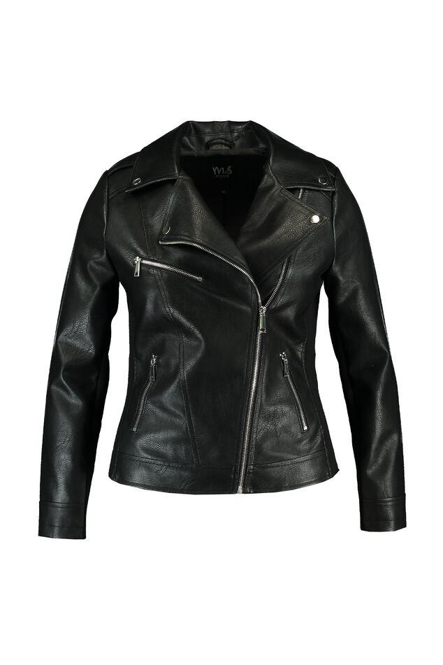 Biker-Jacke aus Kunstleder image number 2