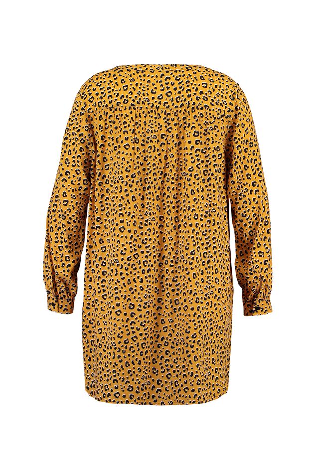Tunika-Bluse mit Animal-Print image number 3