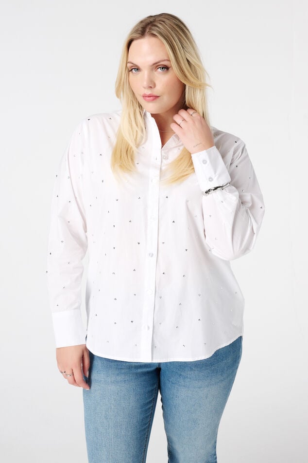 Bluse mit Nieten image number 0