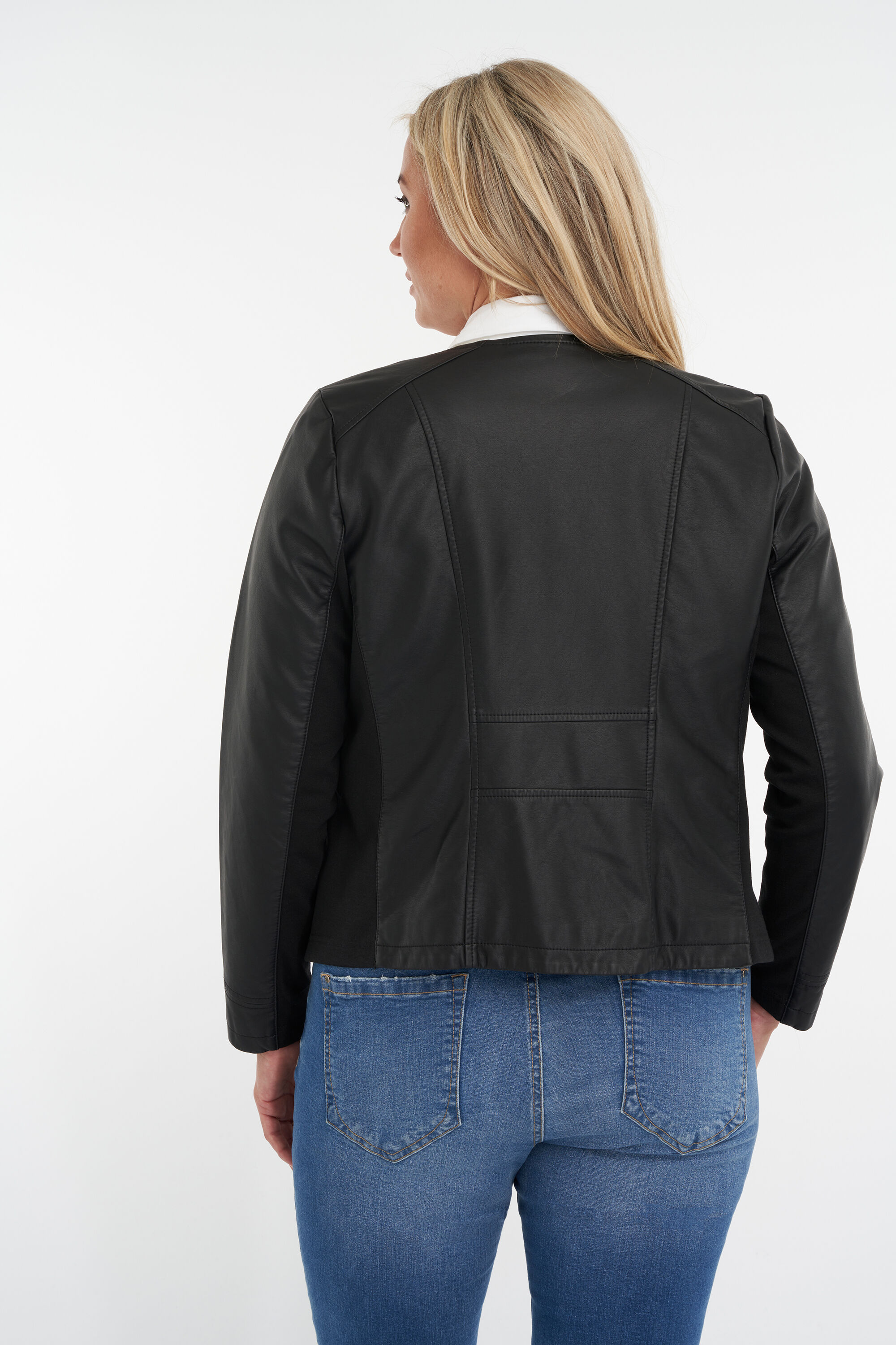 Kunstleder-Bikerjacke image number 3