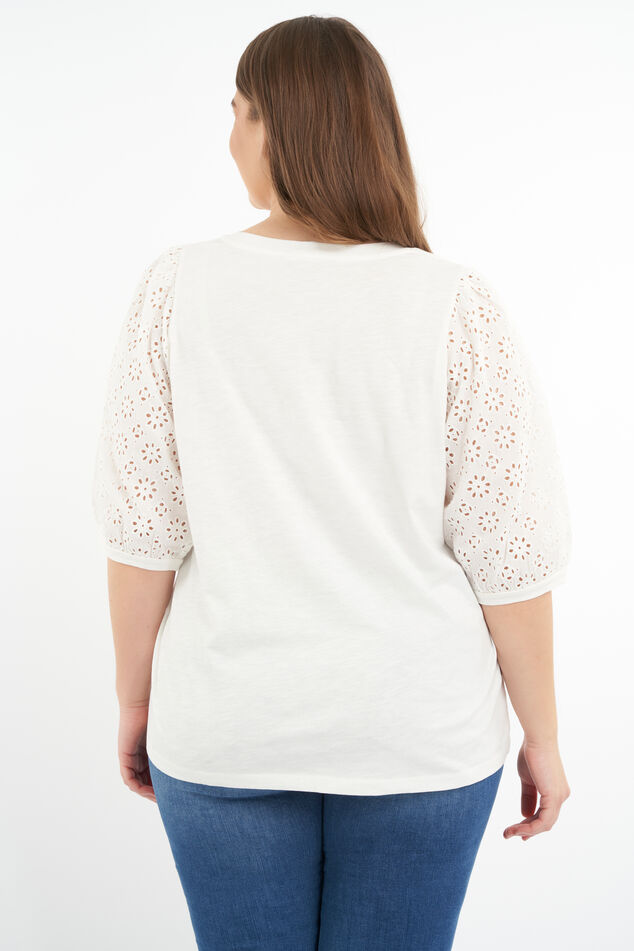 Top mit Stickerei image number 3