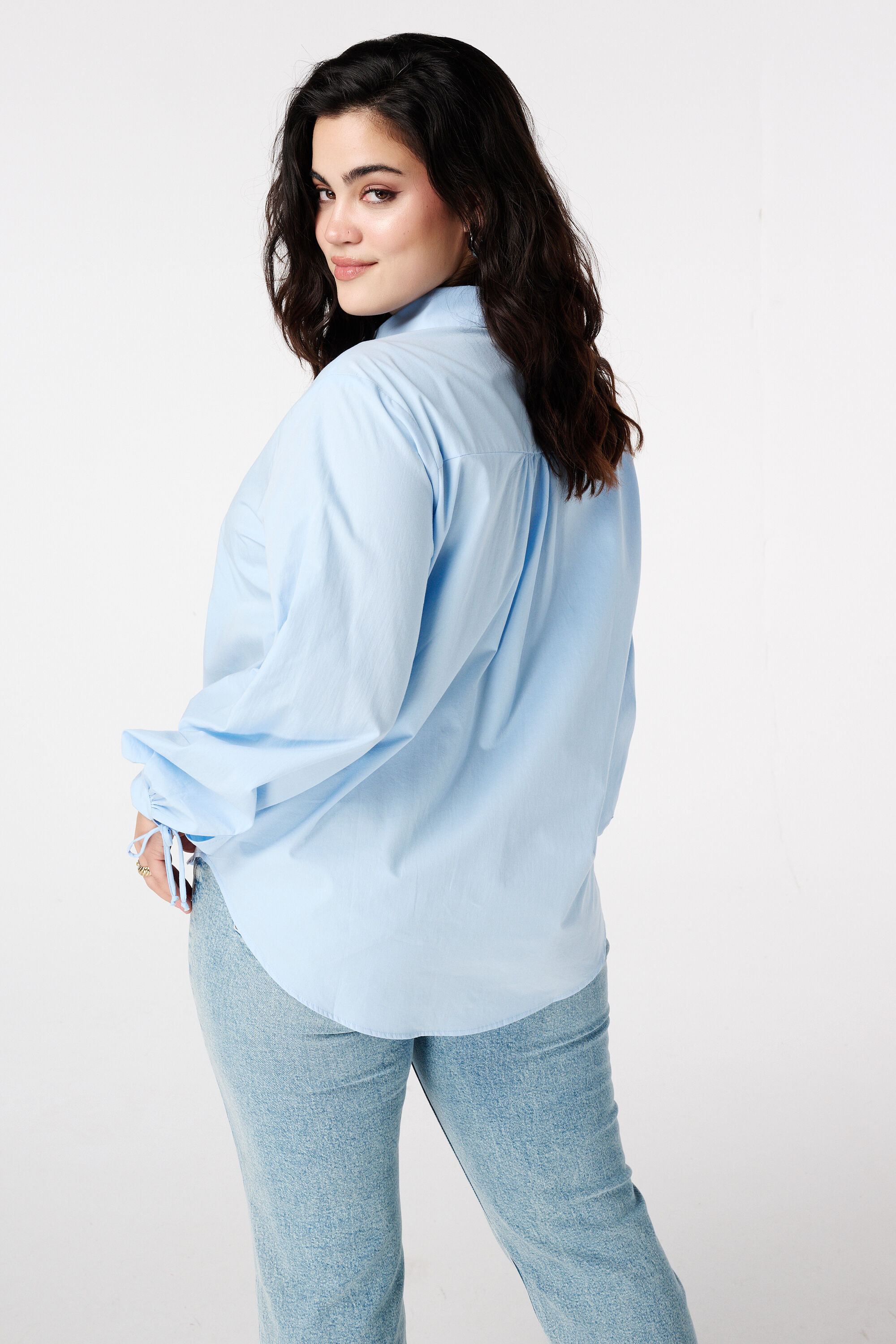 Bluse mit Kordeldetails image number 3