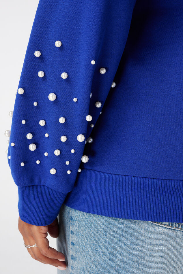 Pullover mit Perlendetail image number 6