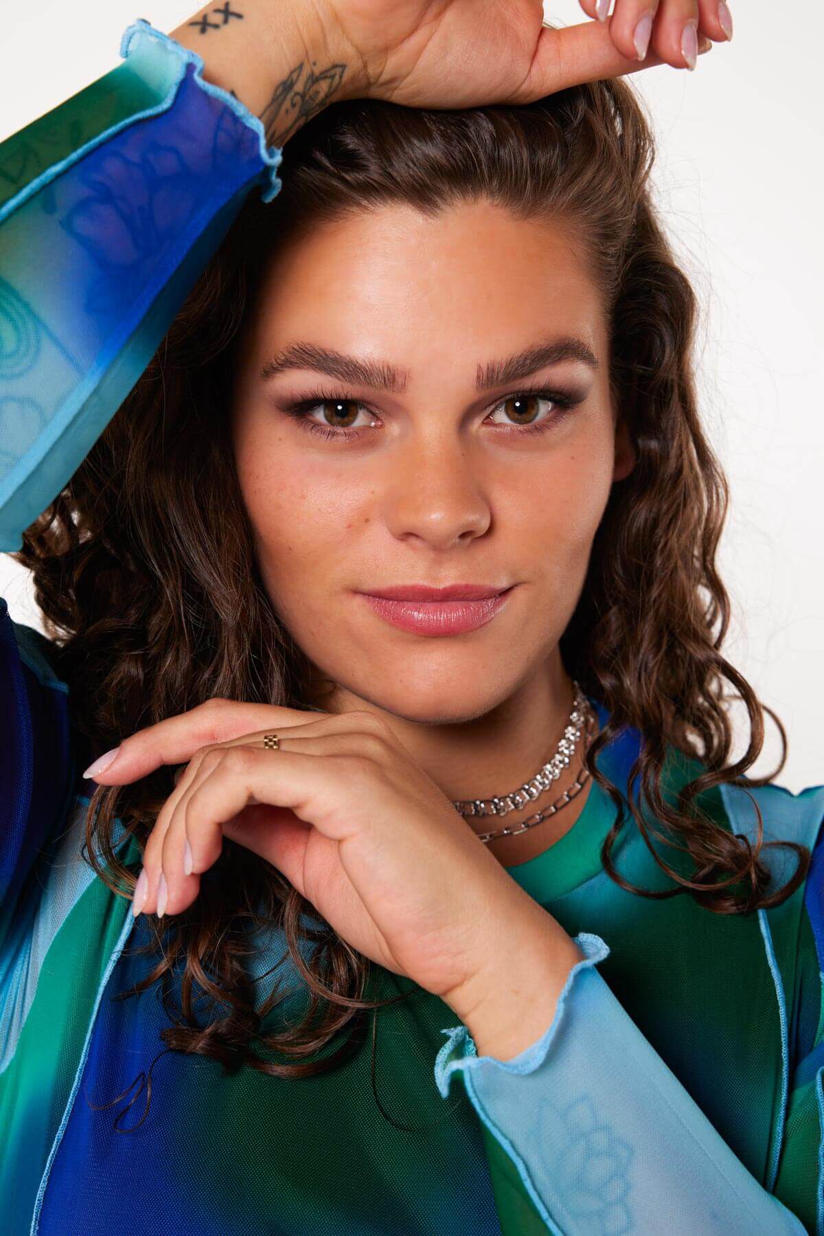 Maxikleid mit Meshelement  image number 5