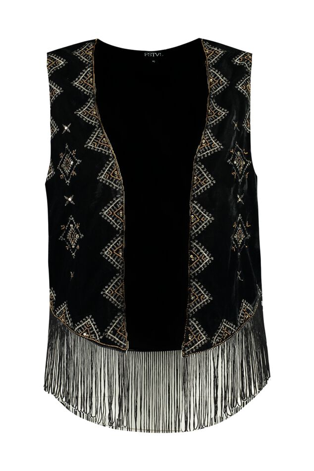 Weste mit Fransen  image number 2