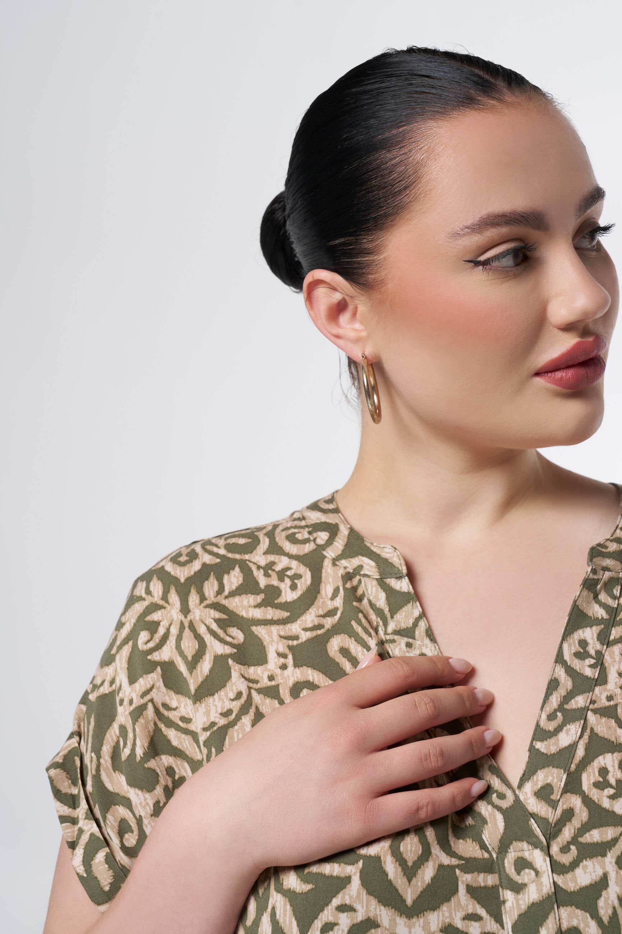 Ger&auml;umiges Print-Kleid image number 4