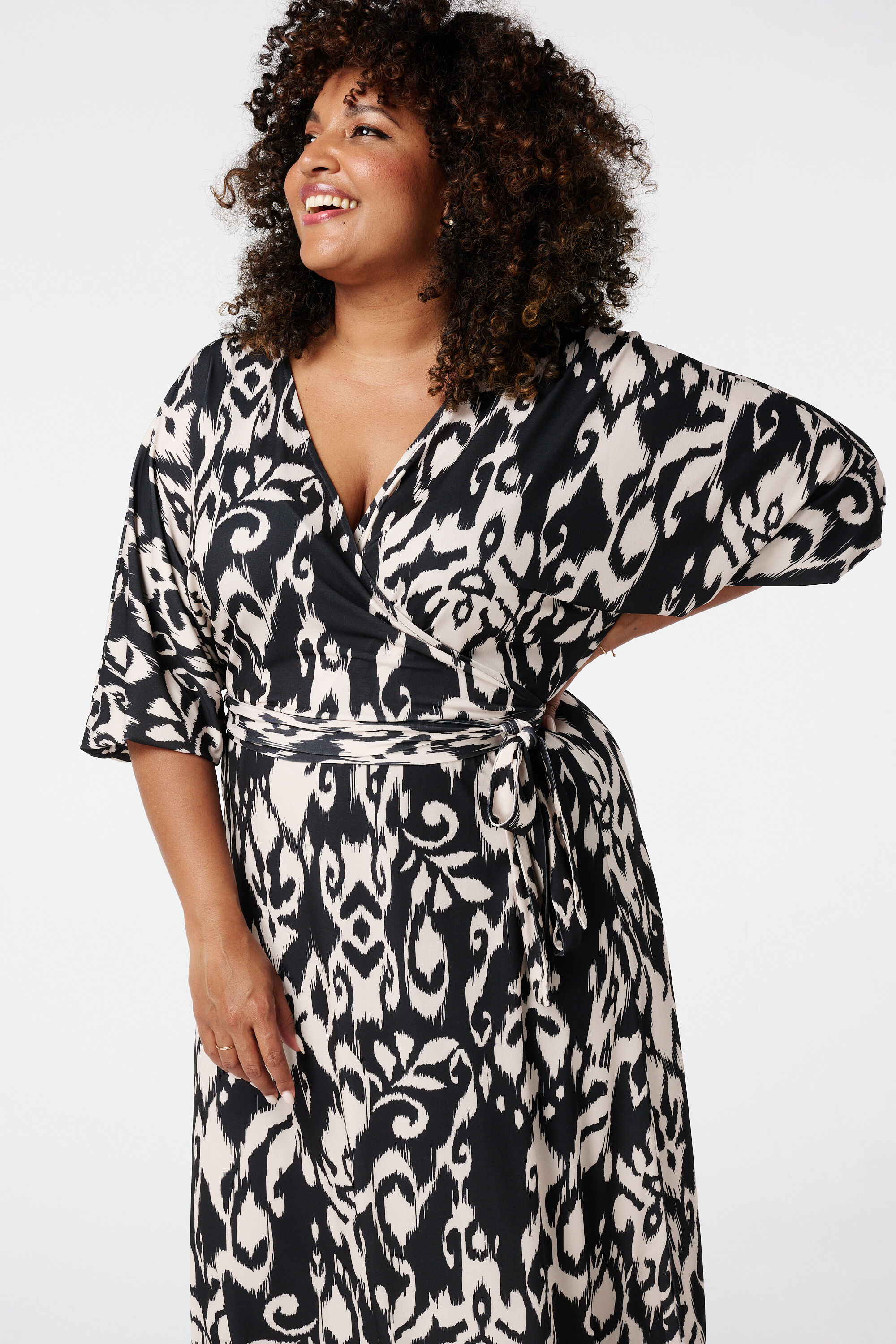 Wickelkleid mit Print image number 5