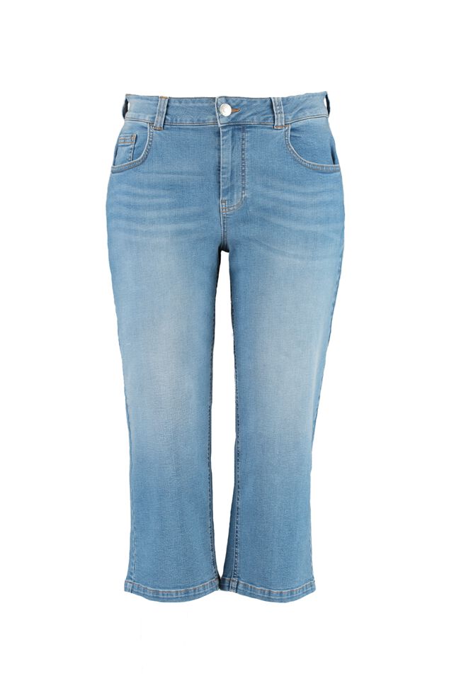 Straight-Leg-Jeans in 7/8-Länge  image number 1
