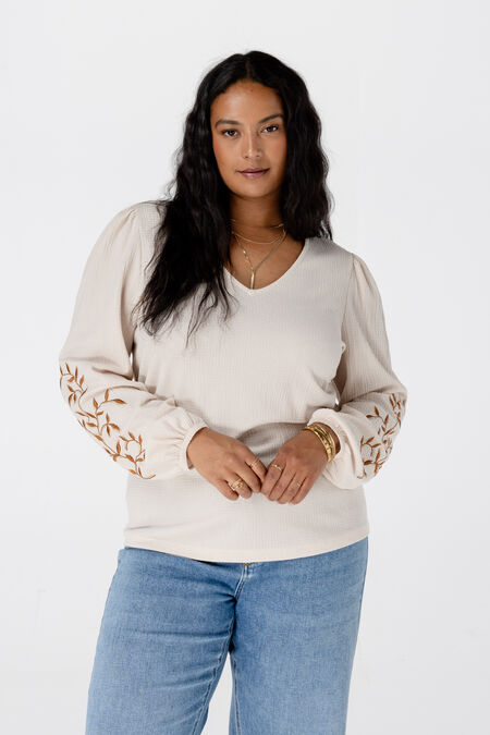 Oberteil mit Stickerei Oberteil mit Stickerei