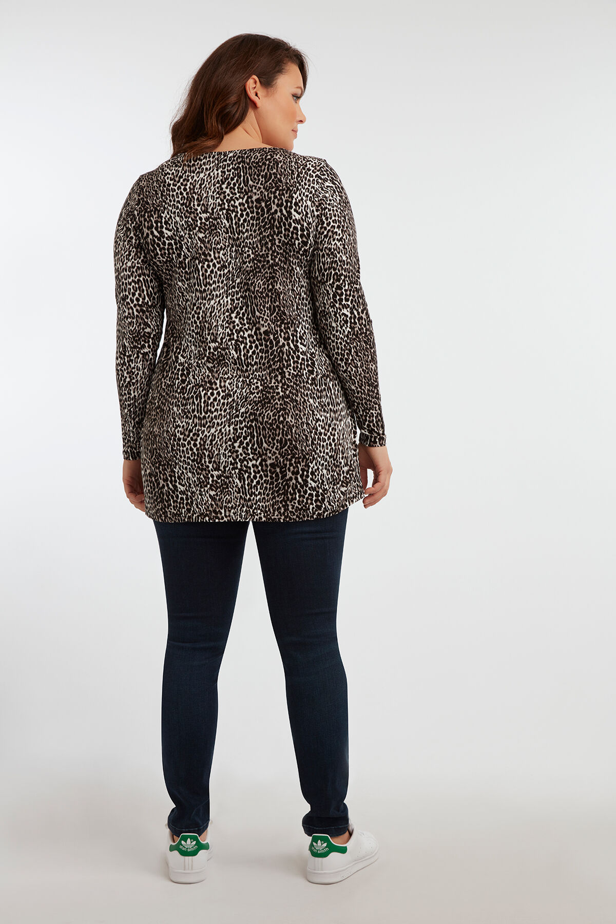 Tunika mit Animal-Print image number 4