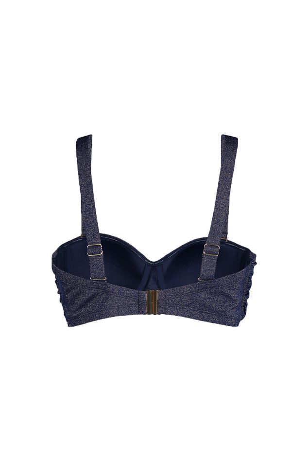 Sapph Bandeau-Top mit Gold-Akzenten - Roza Grazia image number 1