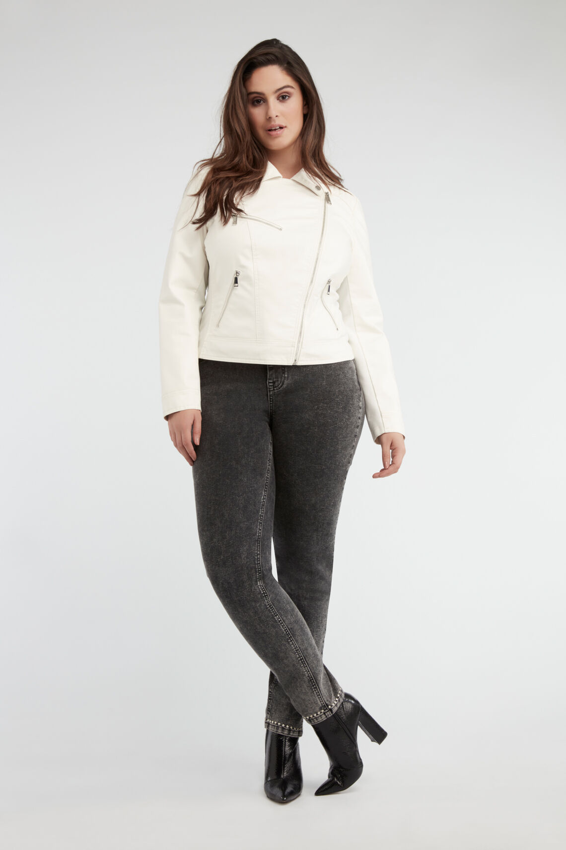 Biker-Jacke aus Kunstleder image number 3