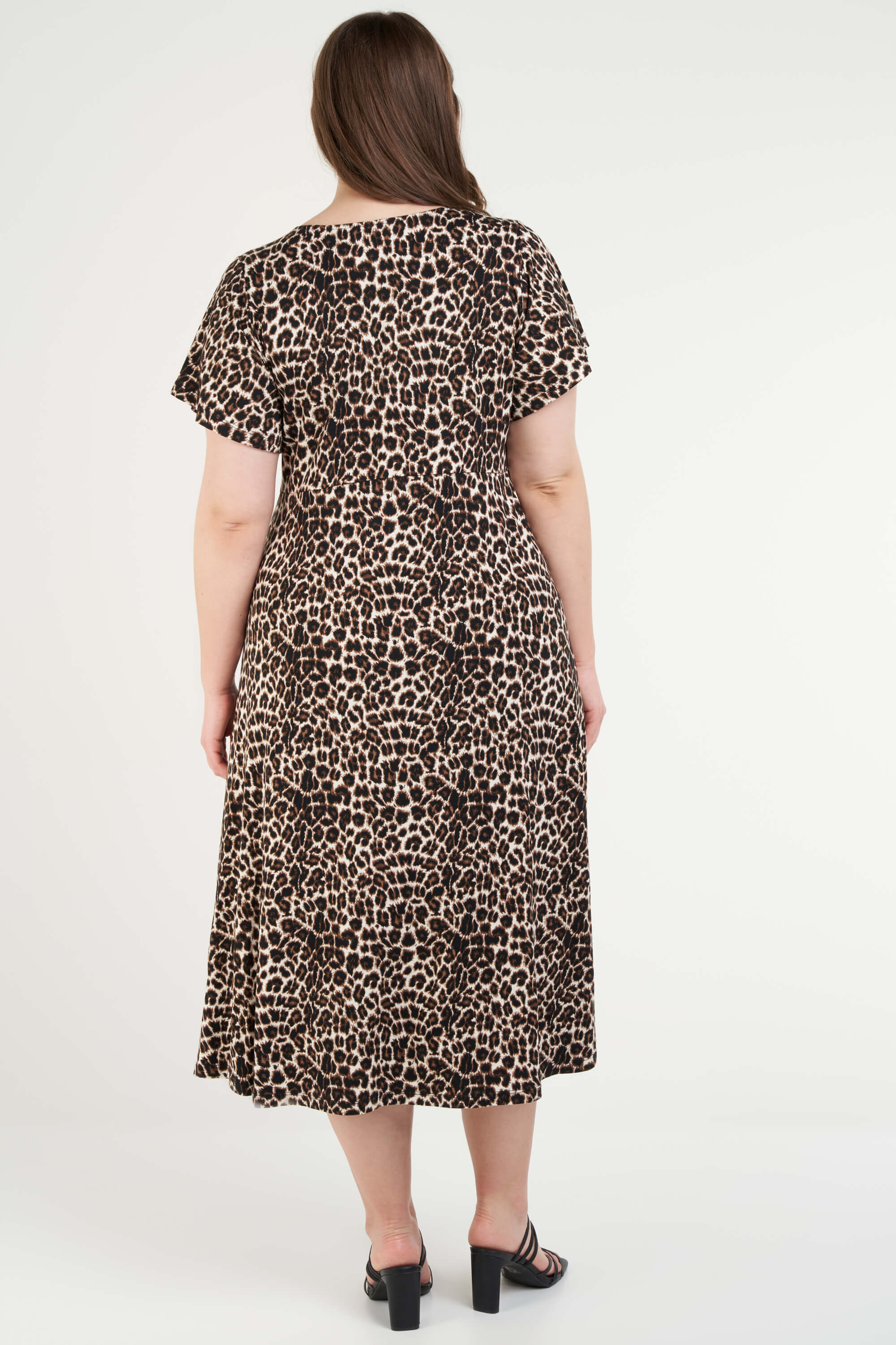 Langes Kleid mit Print  image number 3