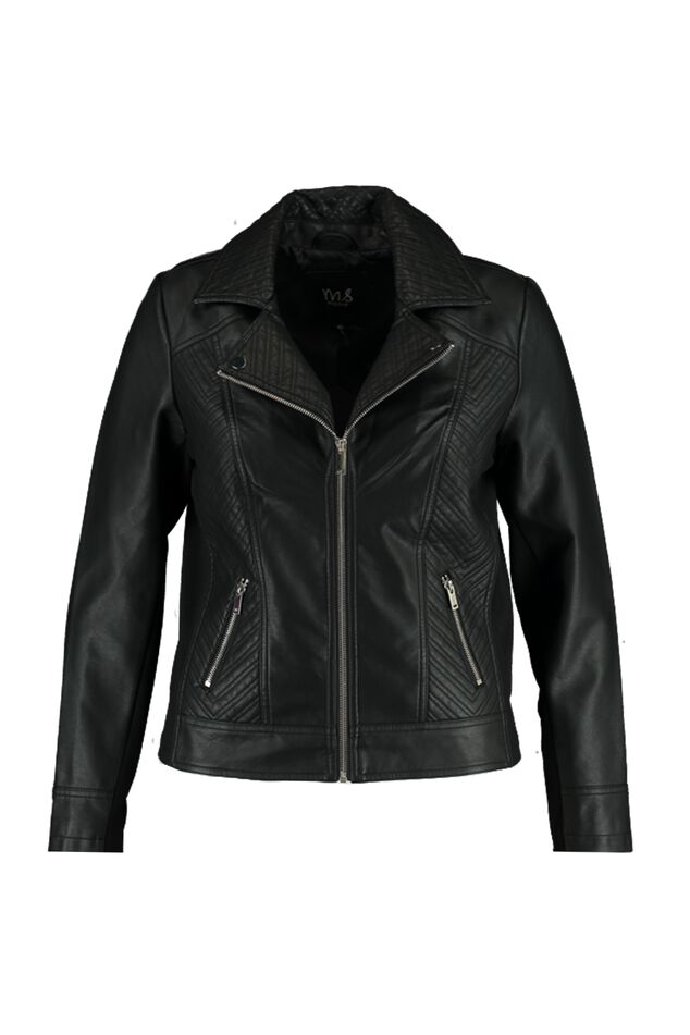 Biker-Jacke aus Kunstleder image number 1