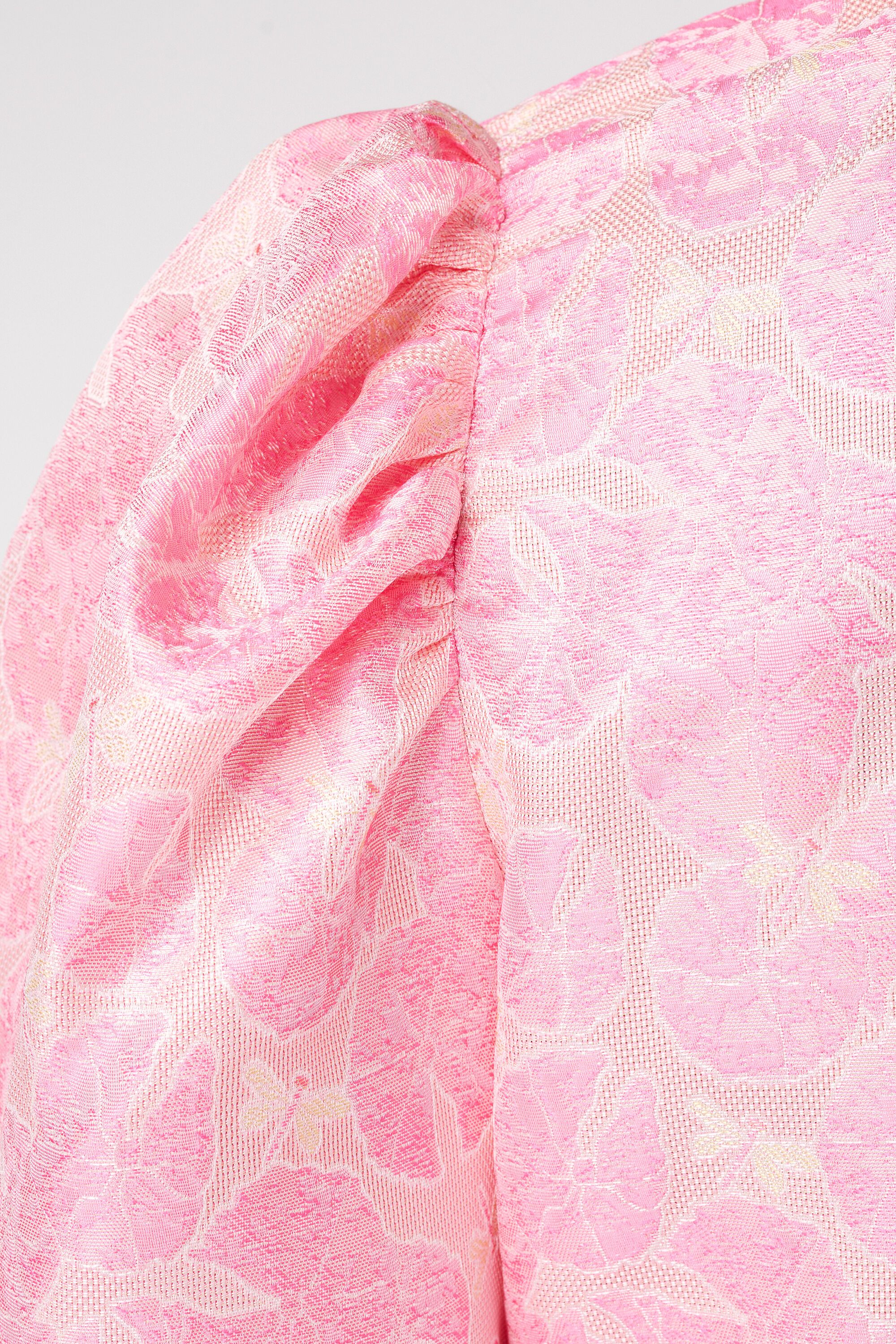 Jacquardbluse mit Blumenmuster image number 6