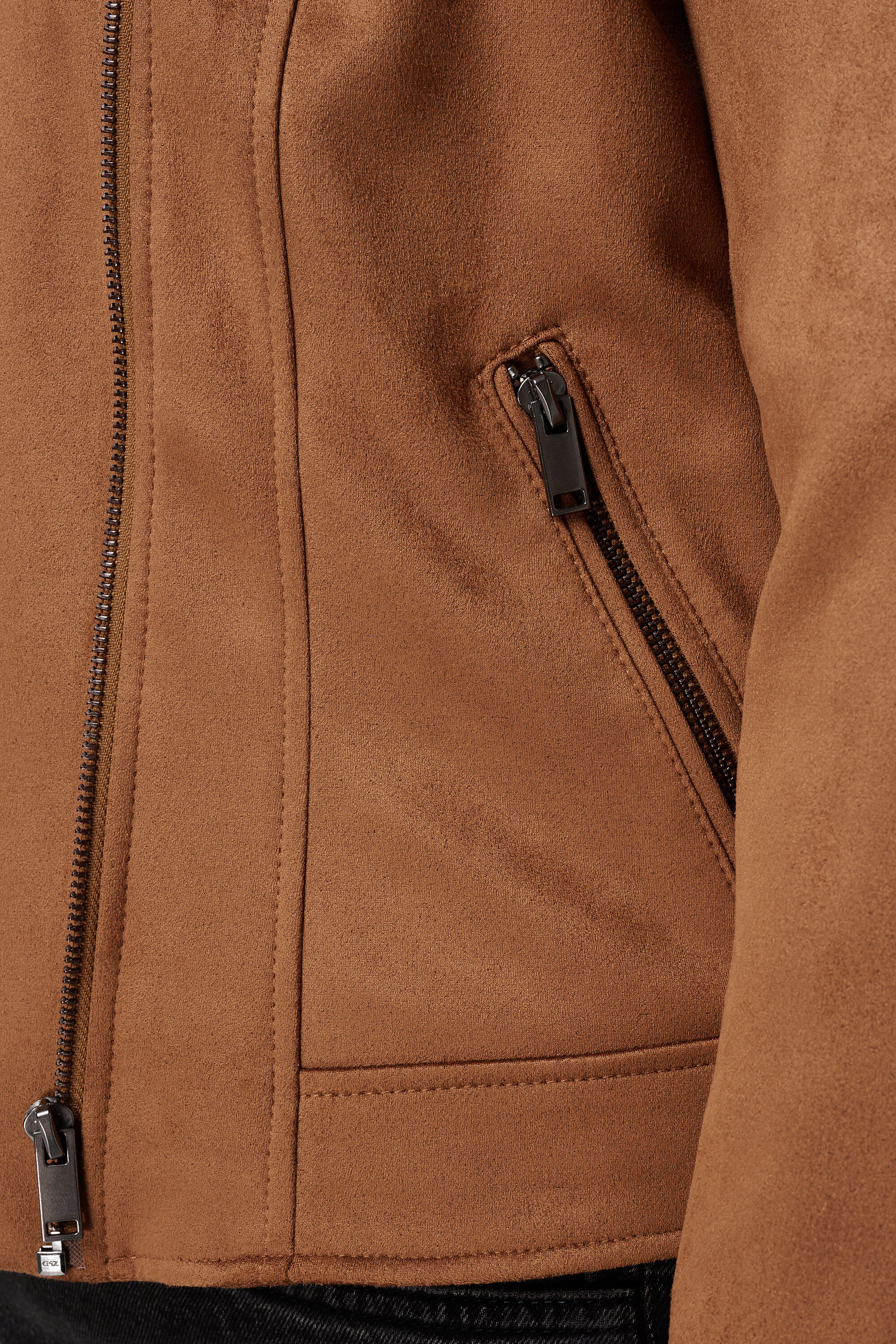 Bikerjacke aus Kunstwildleder image number 6