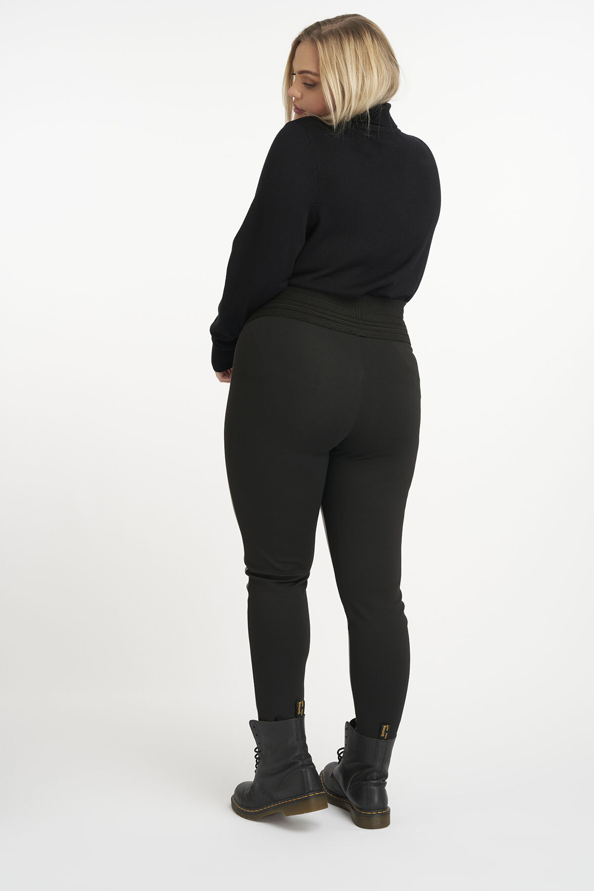 Treggings mit Kunstleder image number 3