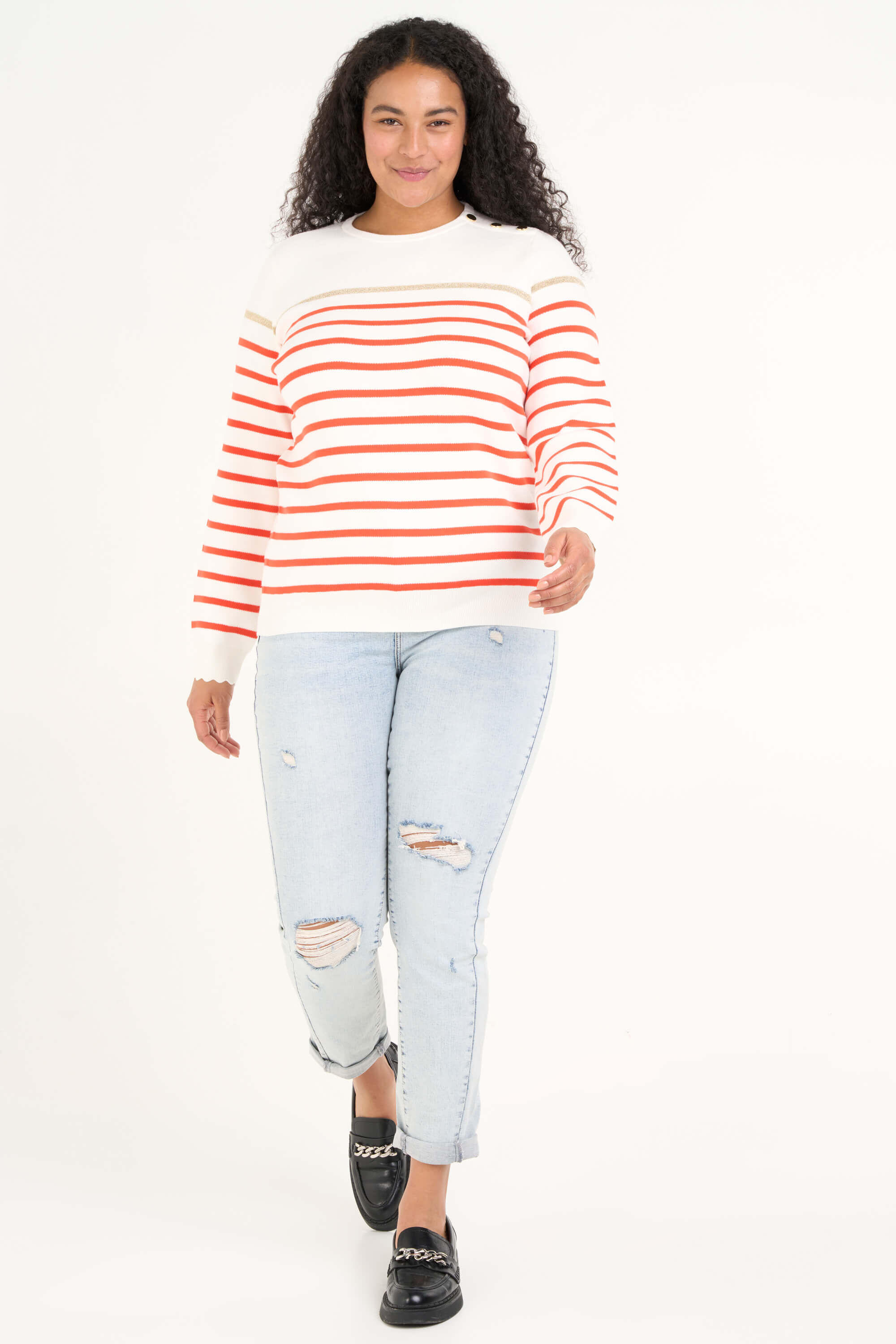 Gestreifter Pullover  image number 5