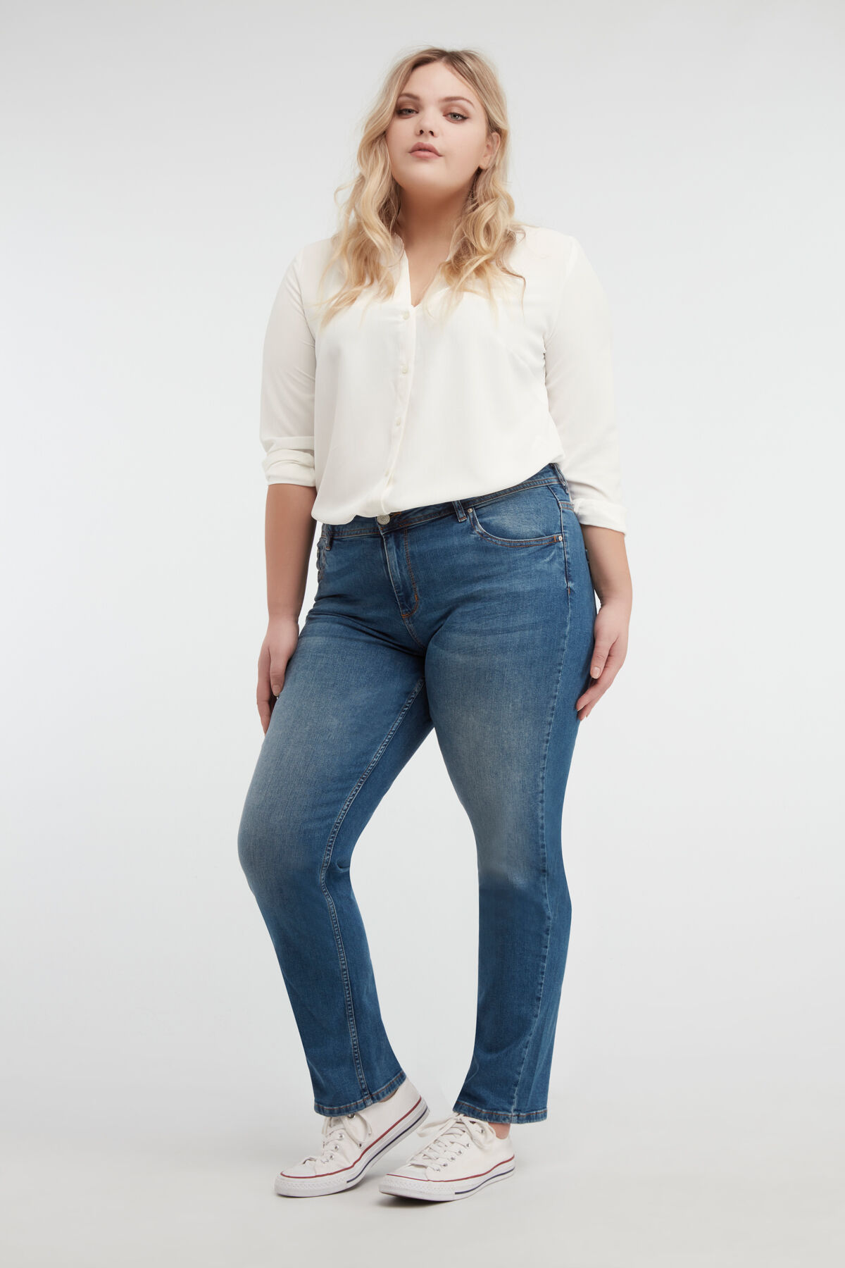 Loose-Leg-Jeans ROSE image number 0