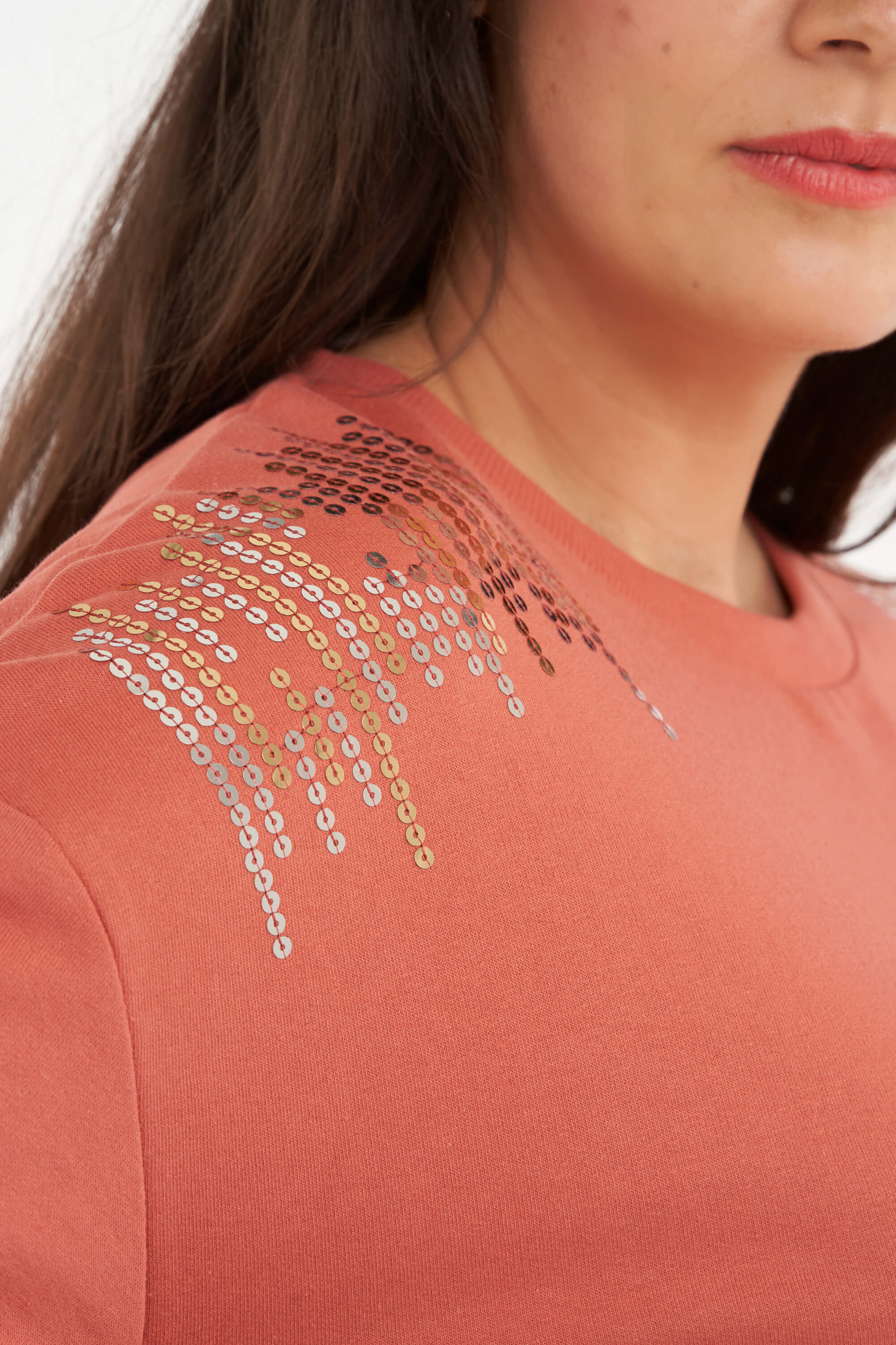 Pullover mit Pailletten image number 4