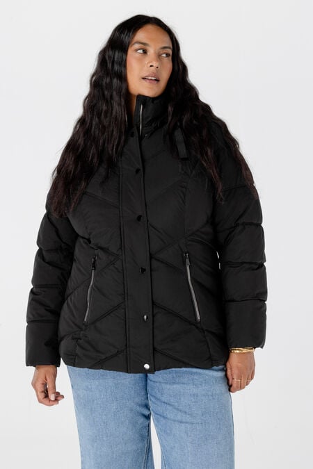 Steppjacke mit Kapuze  Steppjacke mit Kapuze