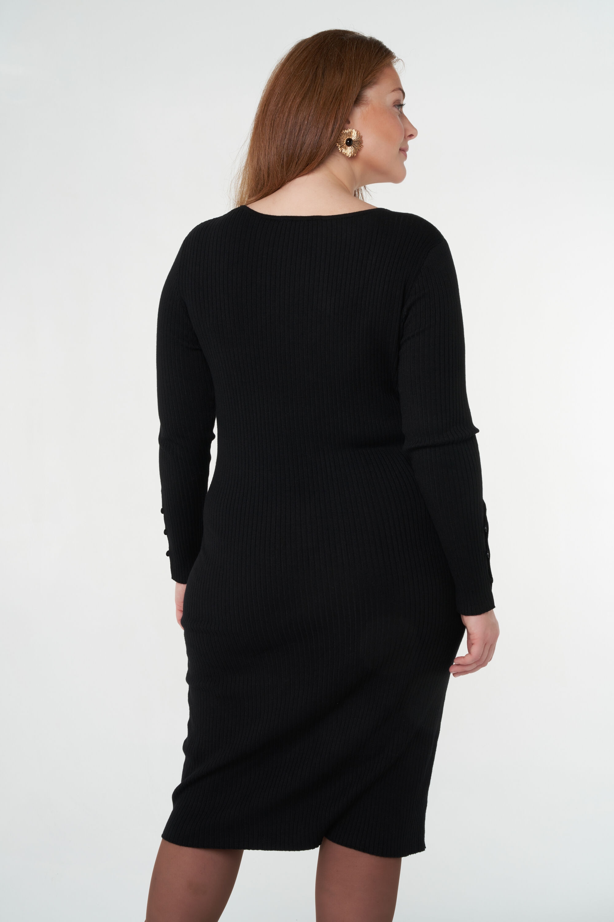 Gestricktes Rippkleid image number 4