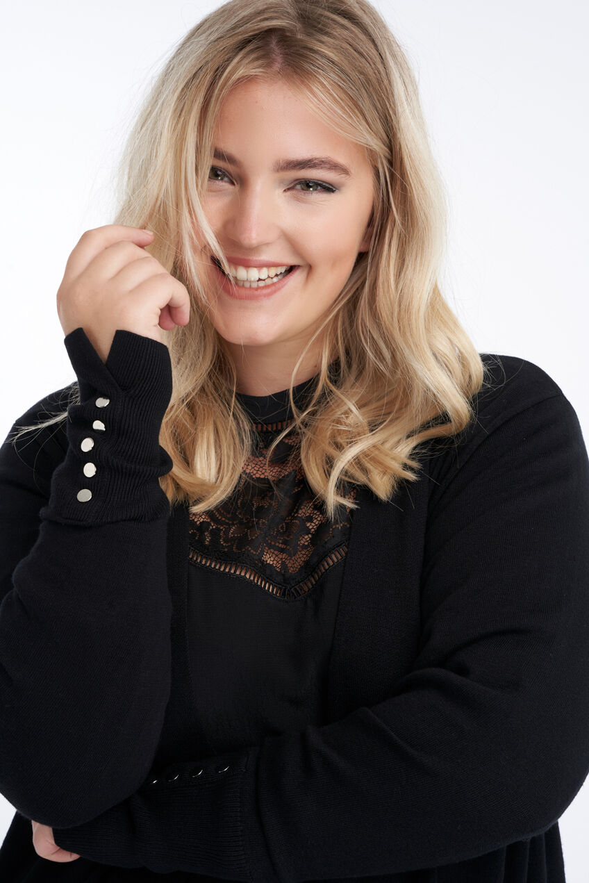 Langer offener Cardigan image number 4