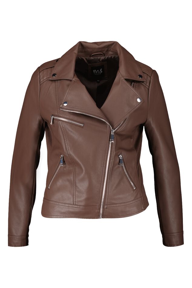 Biker-Jacke aus Kunstleder image number 1