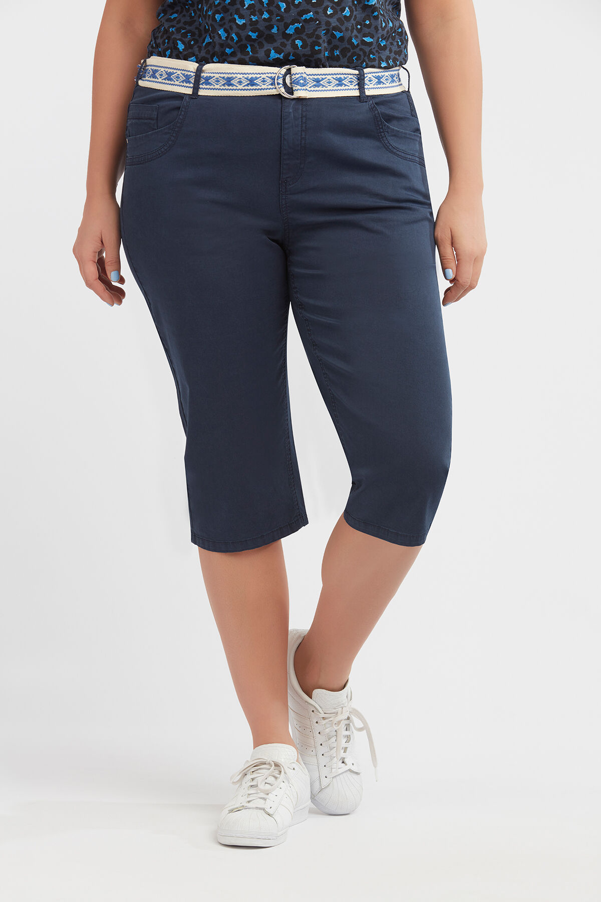 Capri-Hose aus Baumwolle image number 3