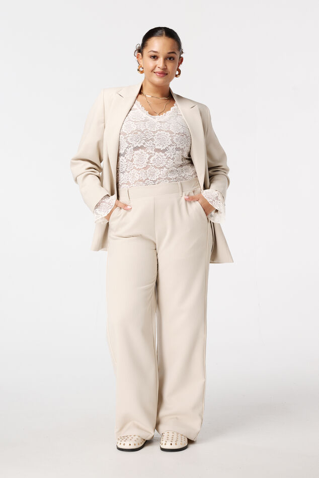 Weite Hose mit Seitenstreifen image number 0