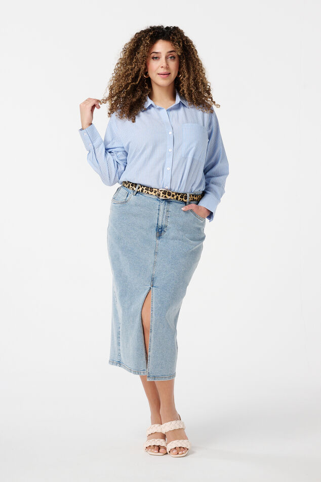 Jeansrock mit Schlitz image number 0