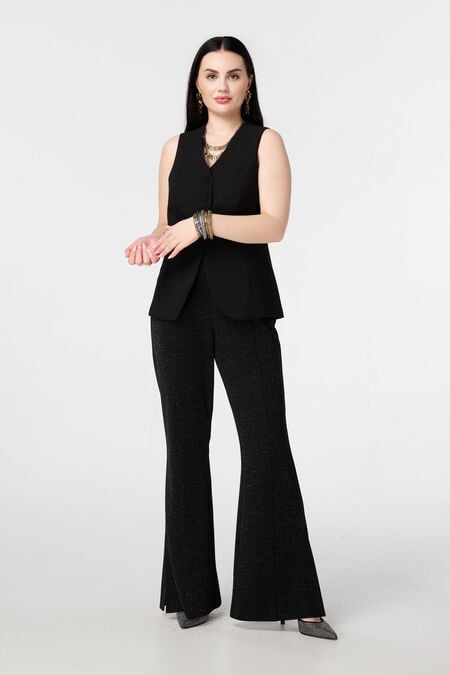 Ausgestellte Treggings mit Glitzer Ausgestellte Treggings mit Glitzer