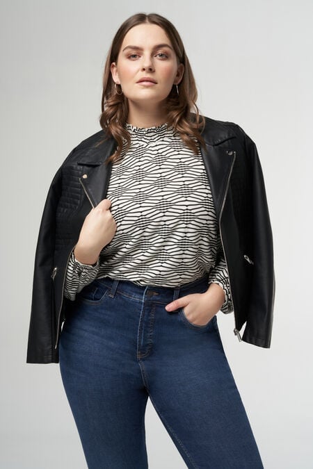 PU-Kunstlederjacke PU-Kunstlederjacke