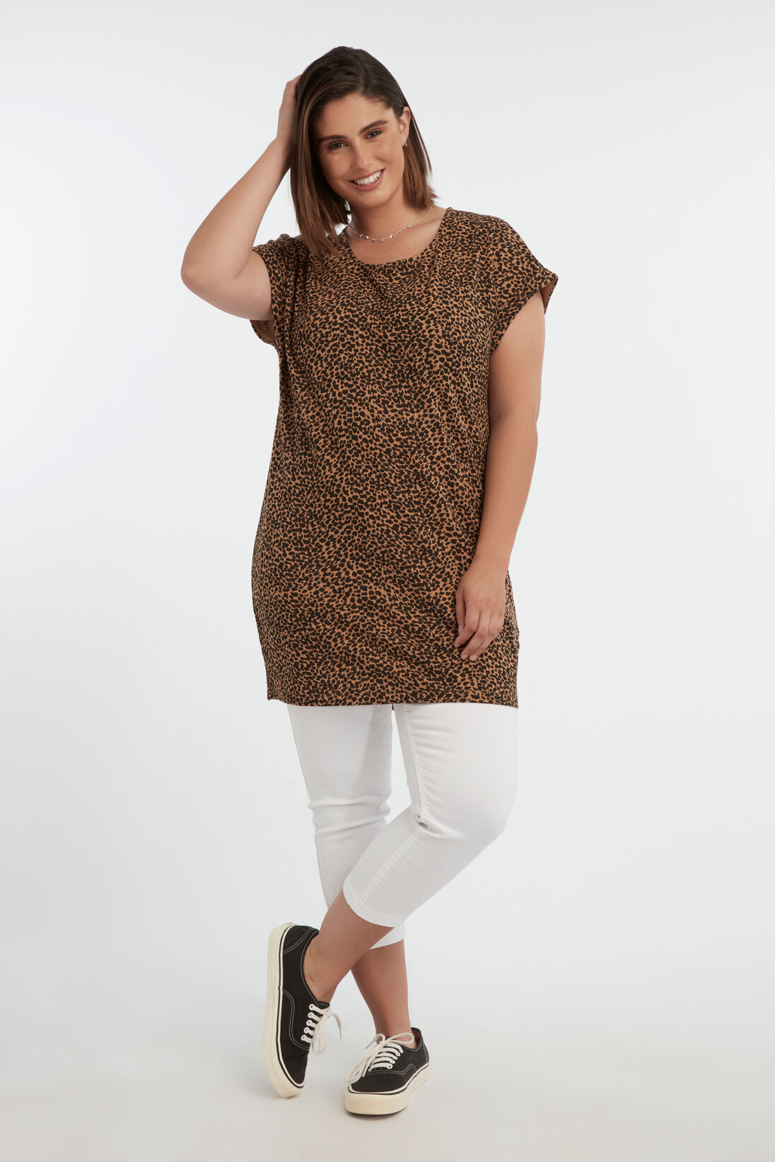 Langes T-Shirt mit Print image number 3