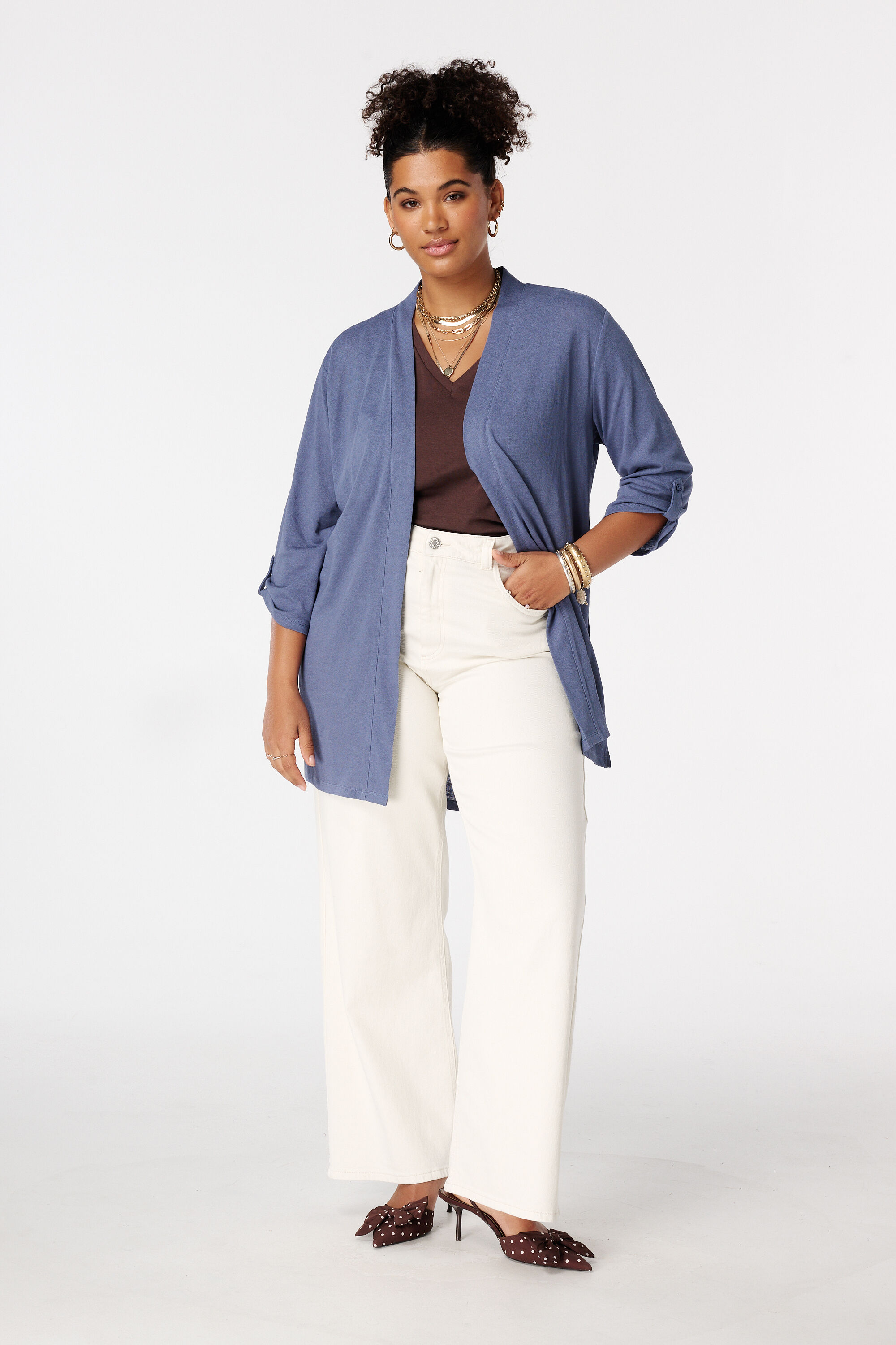 Offene Strickjacke image number 5