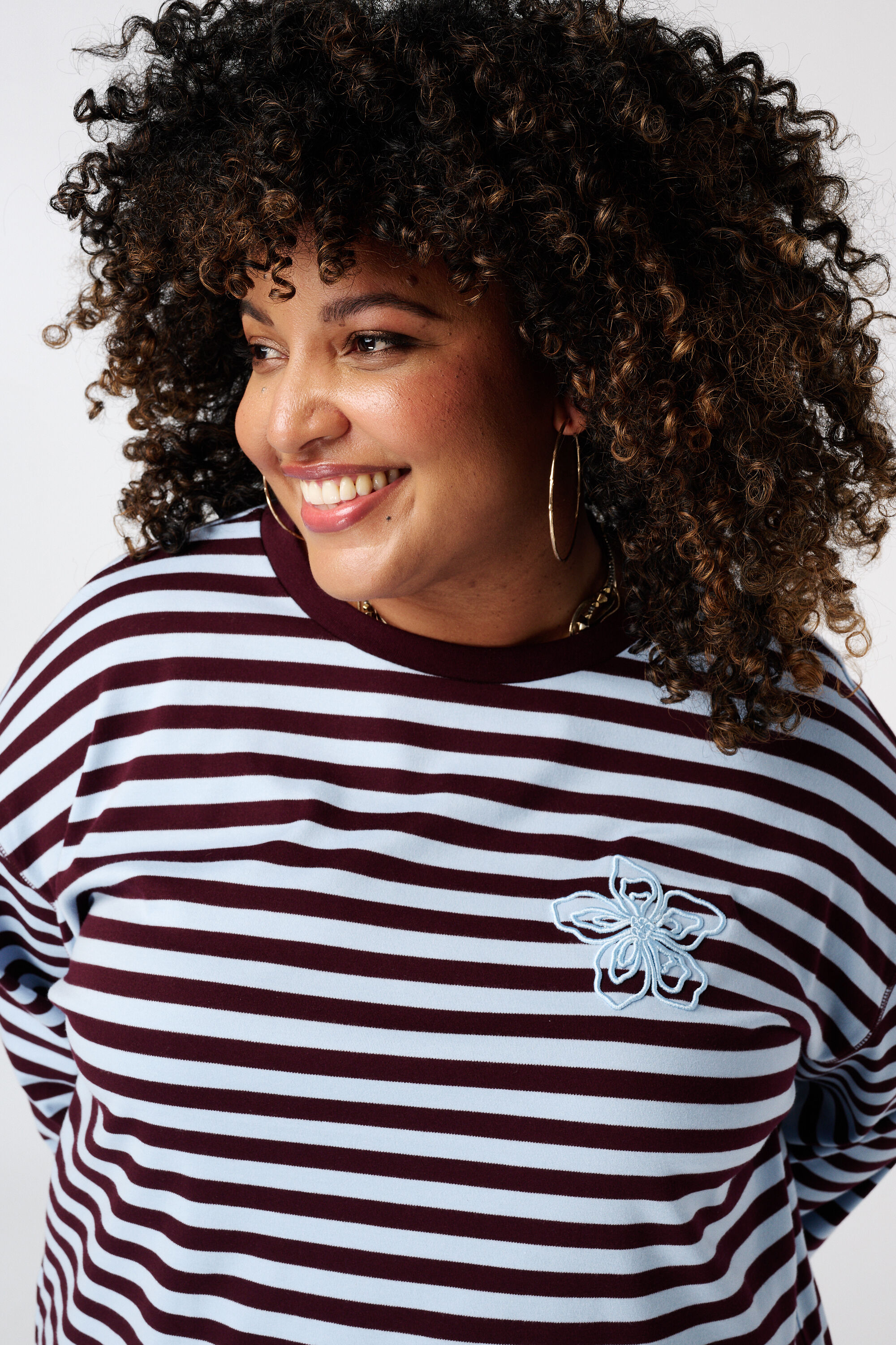 Gestreiftes Langarmshirt image number 4