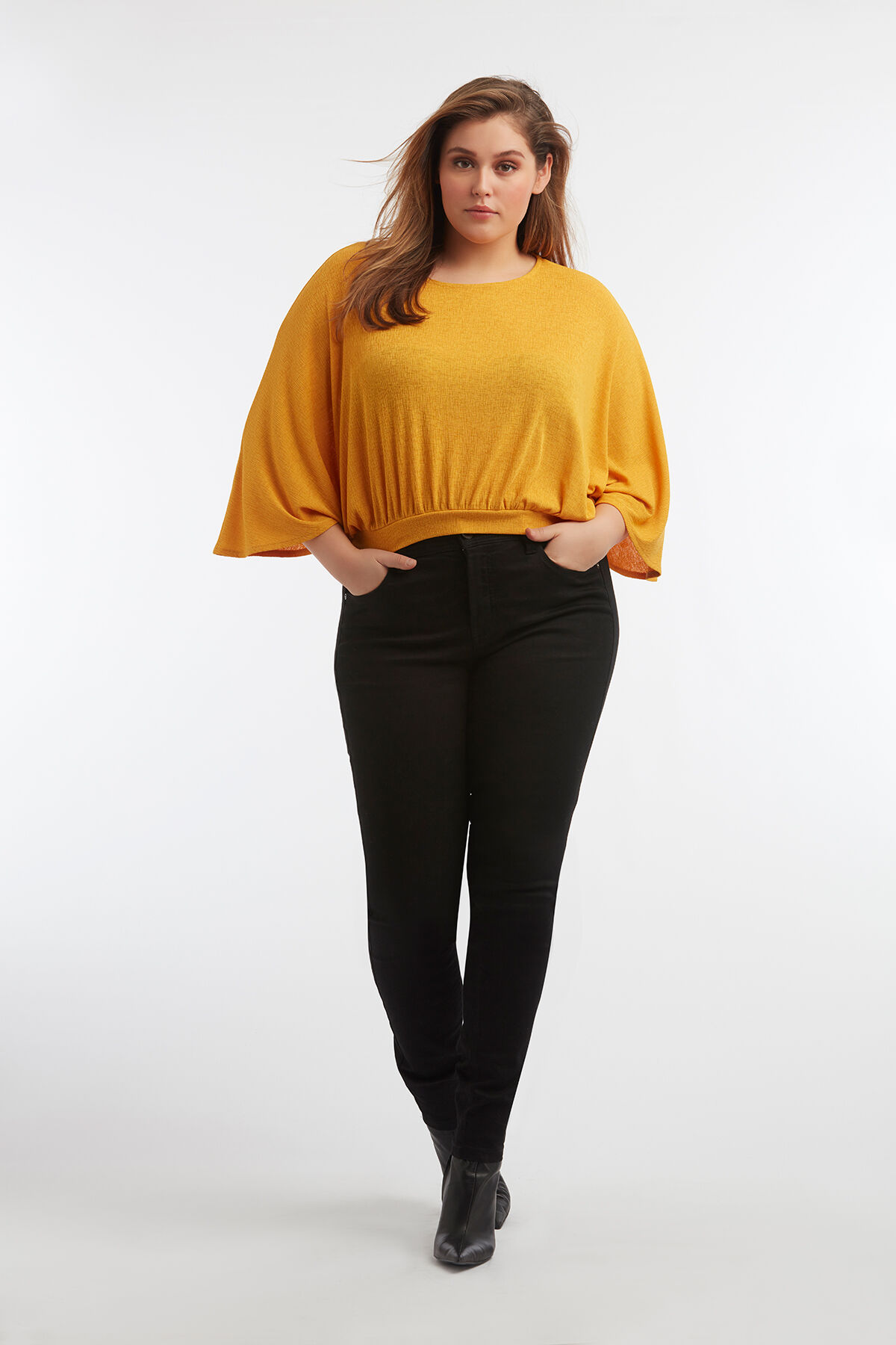 Top mit Fledermaus &Auml;rmel image number 4