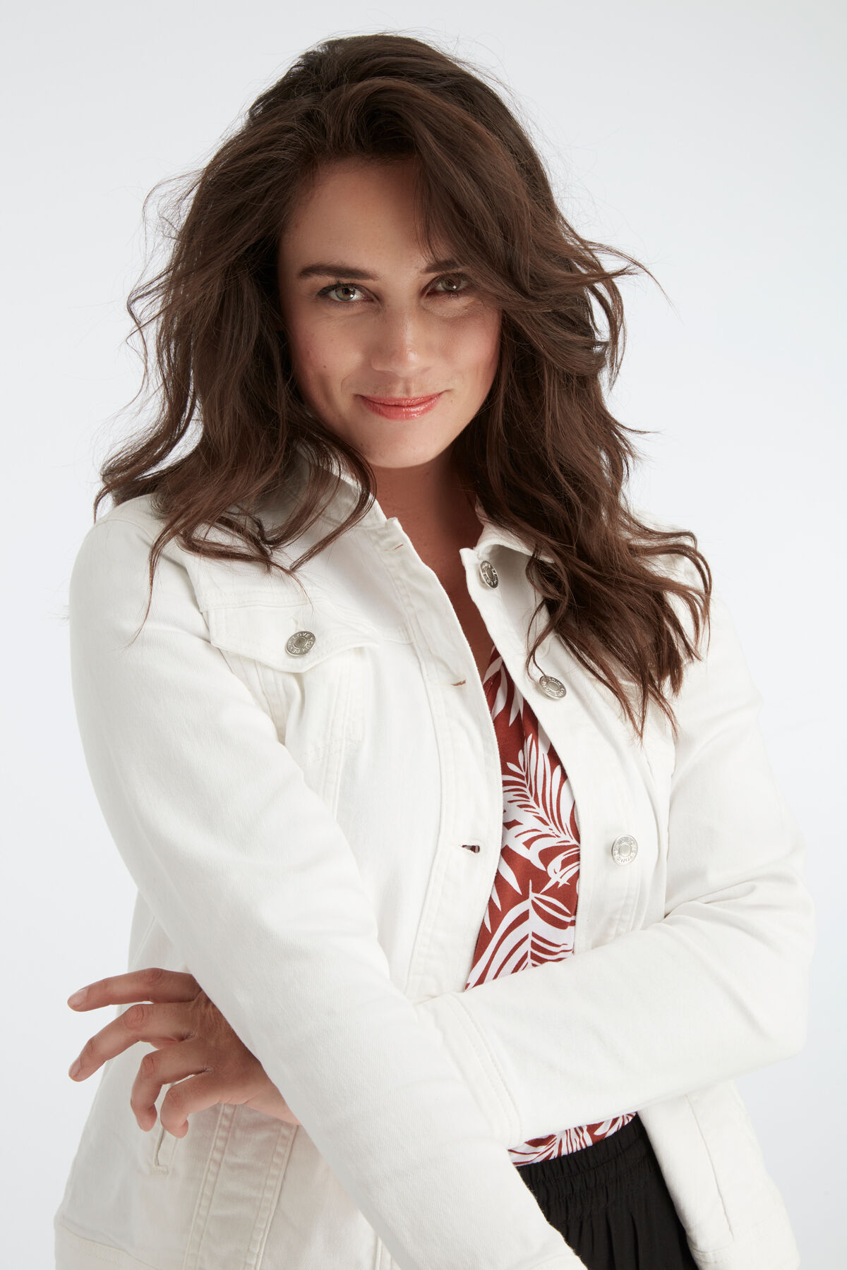 Wei&szlig;e Jeansjacke image number 3