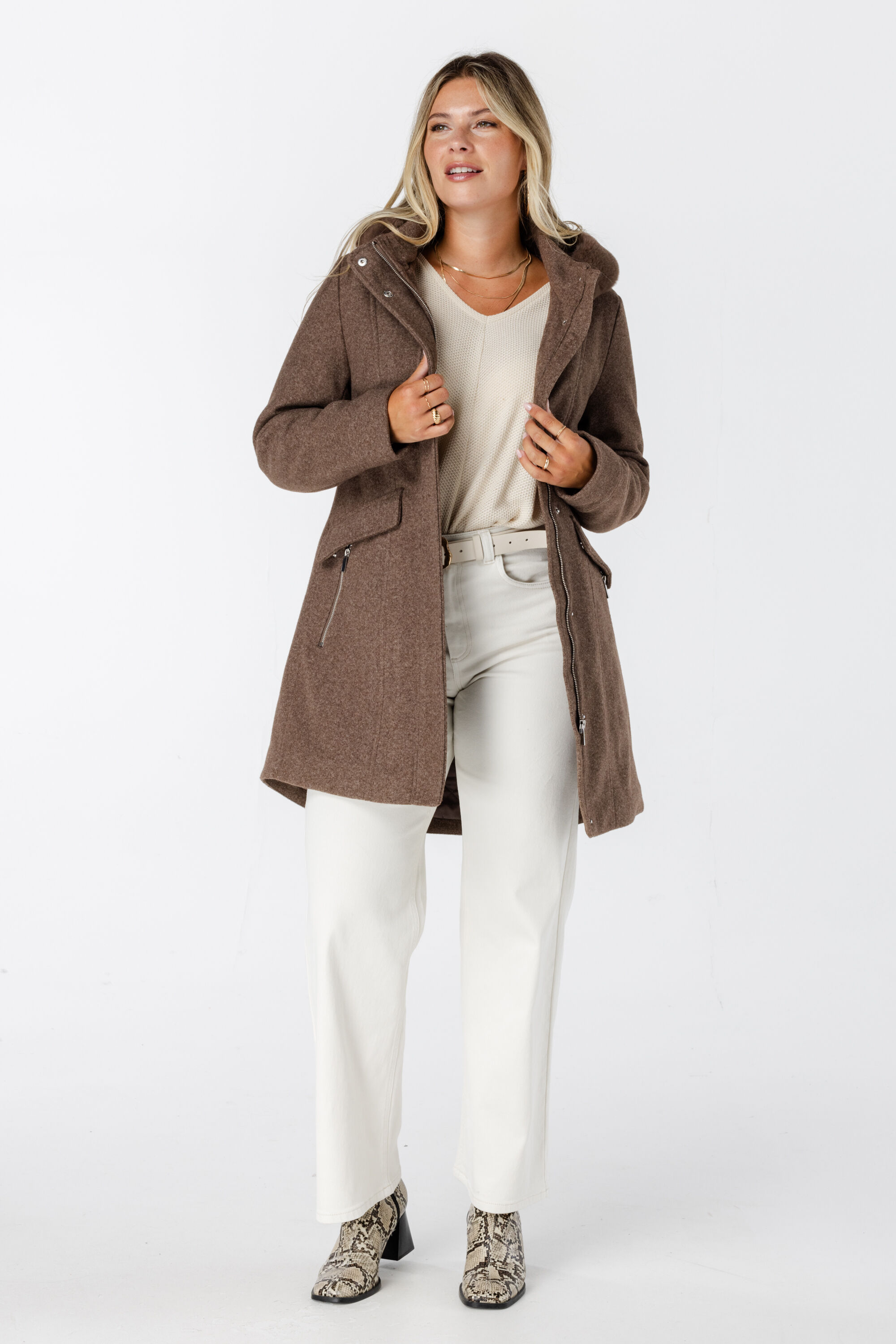 Gepolsterte Jacke mit Rei&szlig;verschluss image number 5