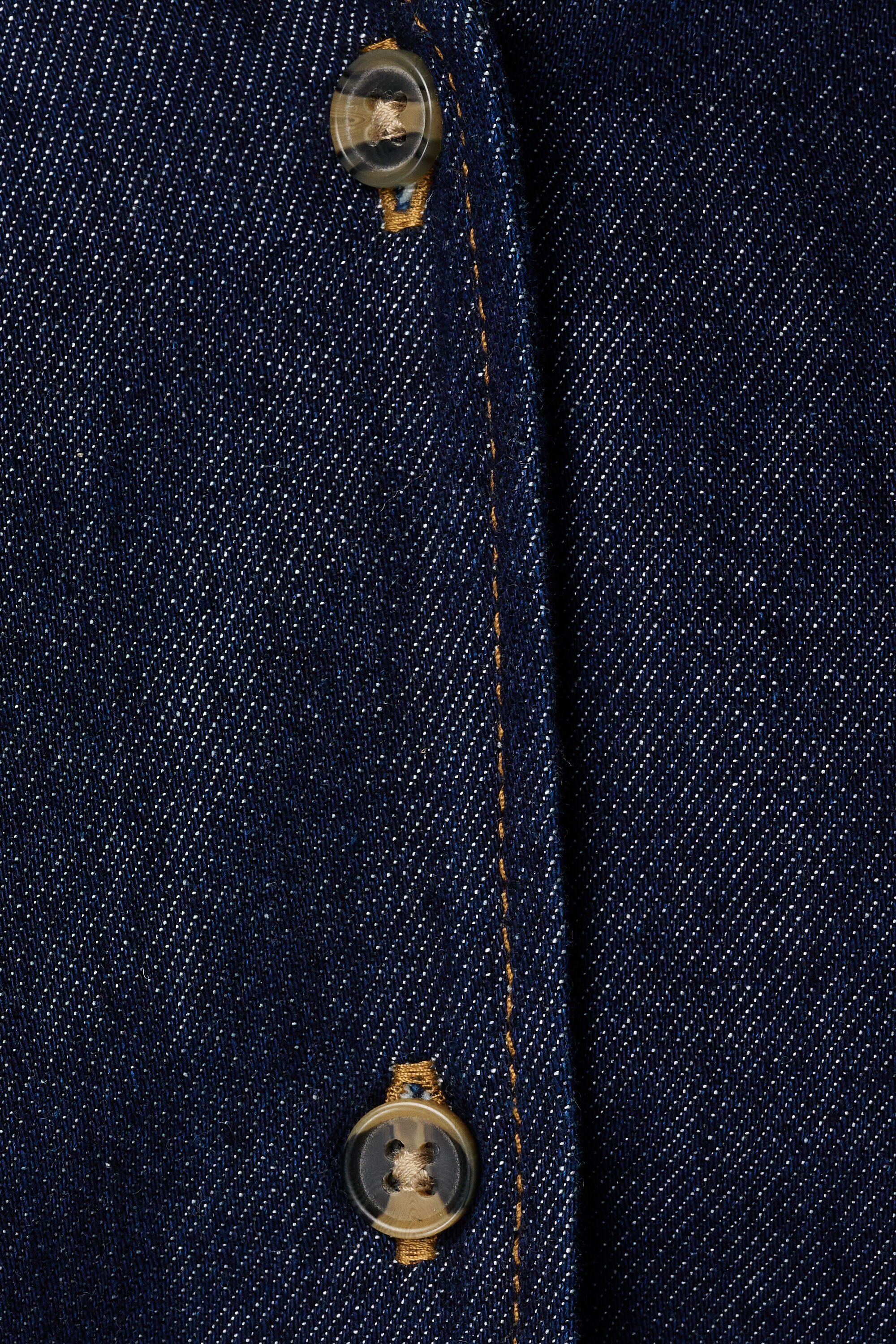 Denimbluse mit Tuch image number 6