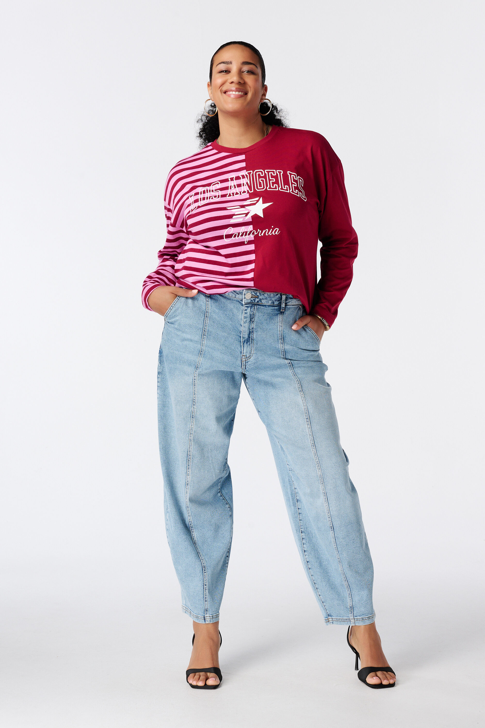 Gestreiftes Langarmshirt image number 5