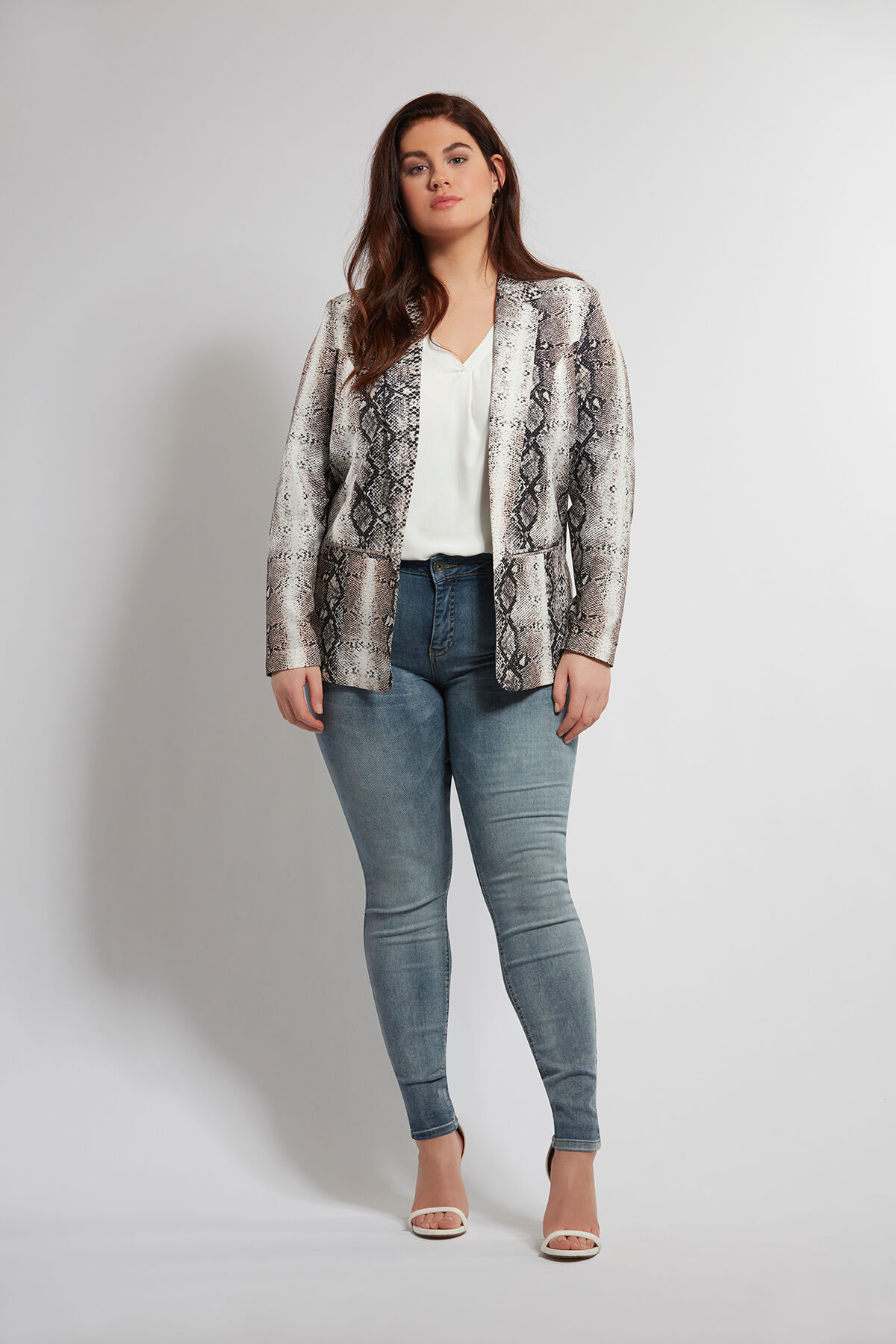 Einfarbige Bluse image number 3