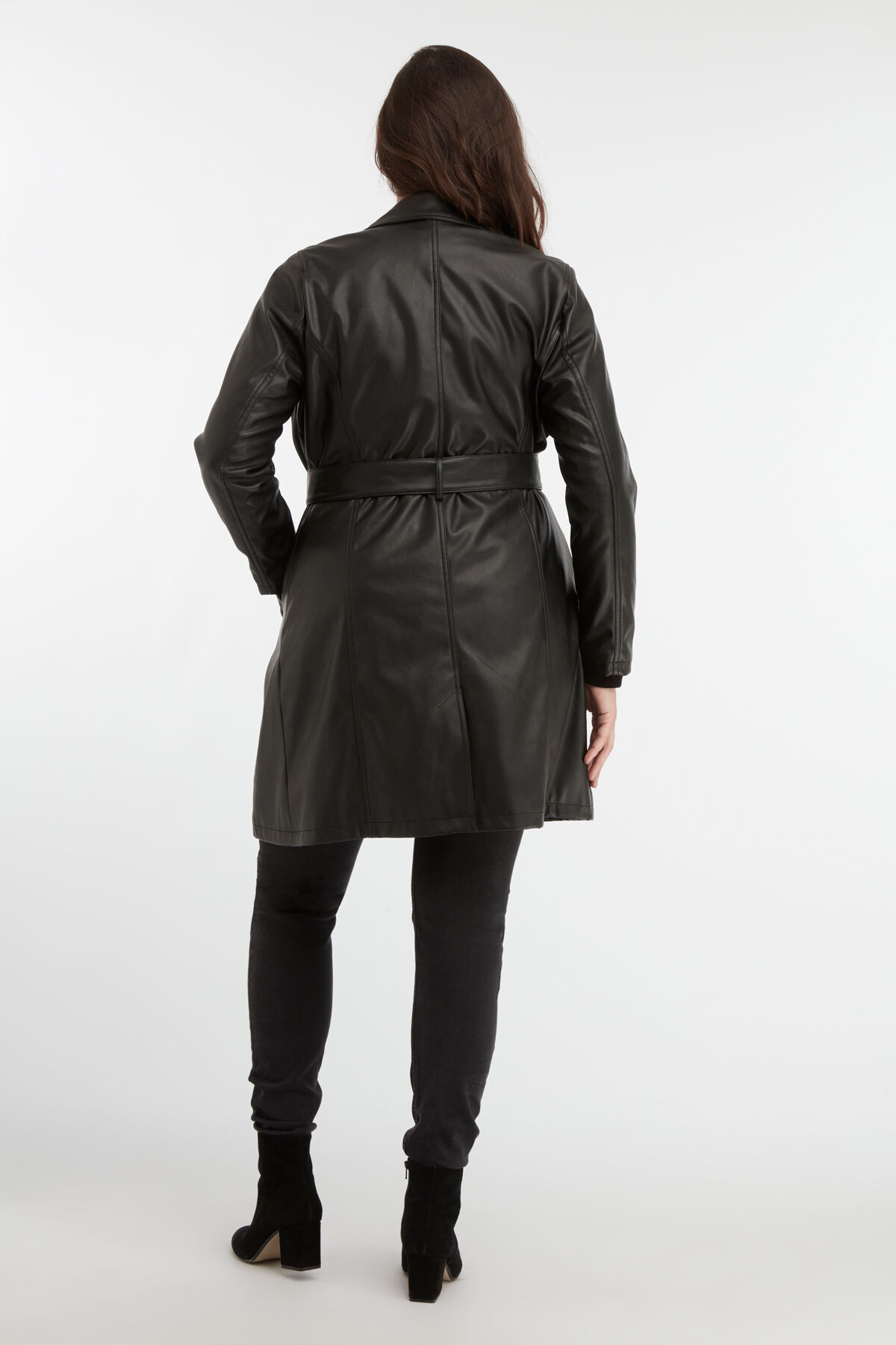 Kunstlederjacke mit G&uuml;rtel image number 3